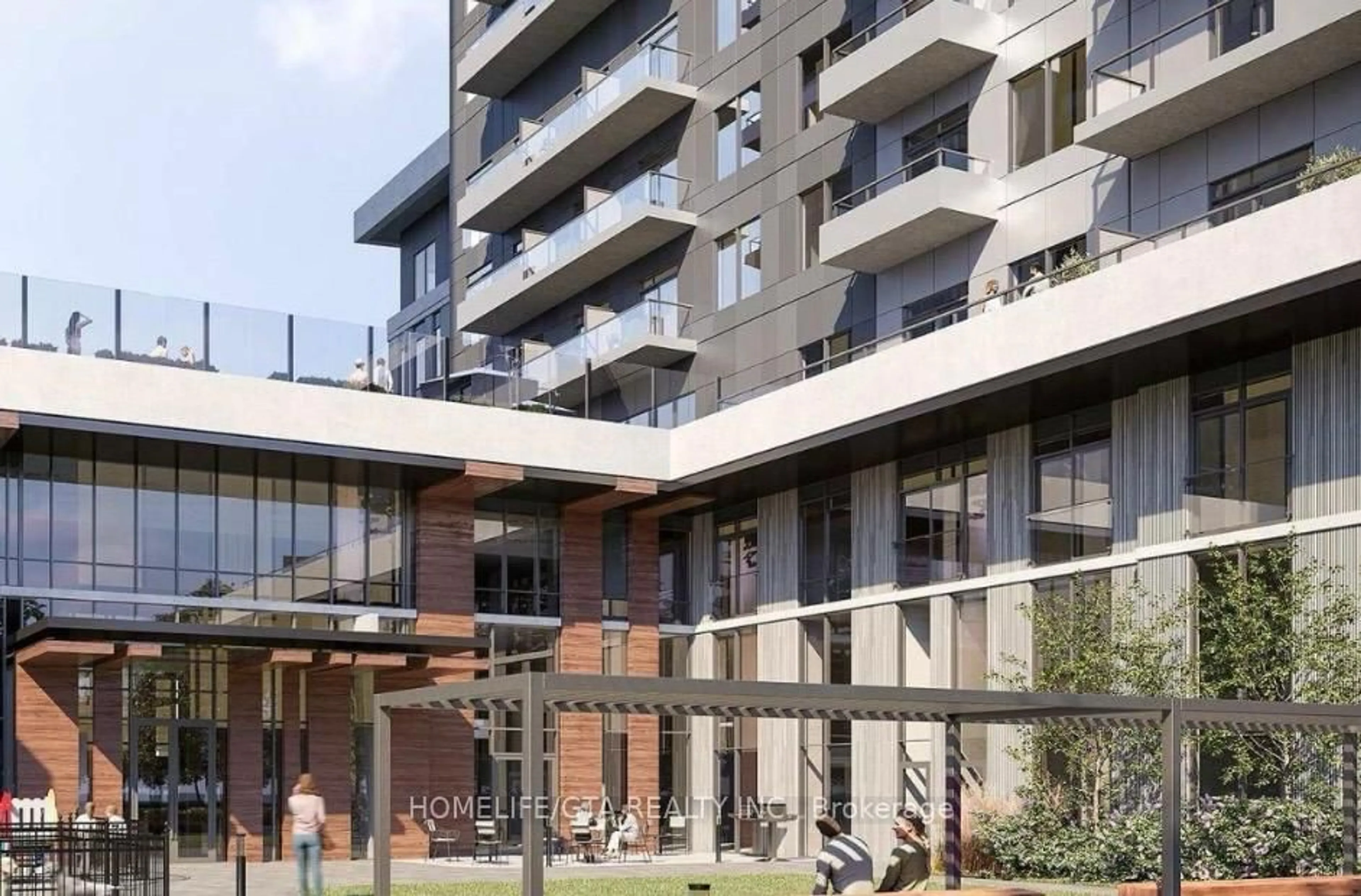 Patio, building for 2851 Highway 7 #419, Vaughan Ontario L4K 1W2