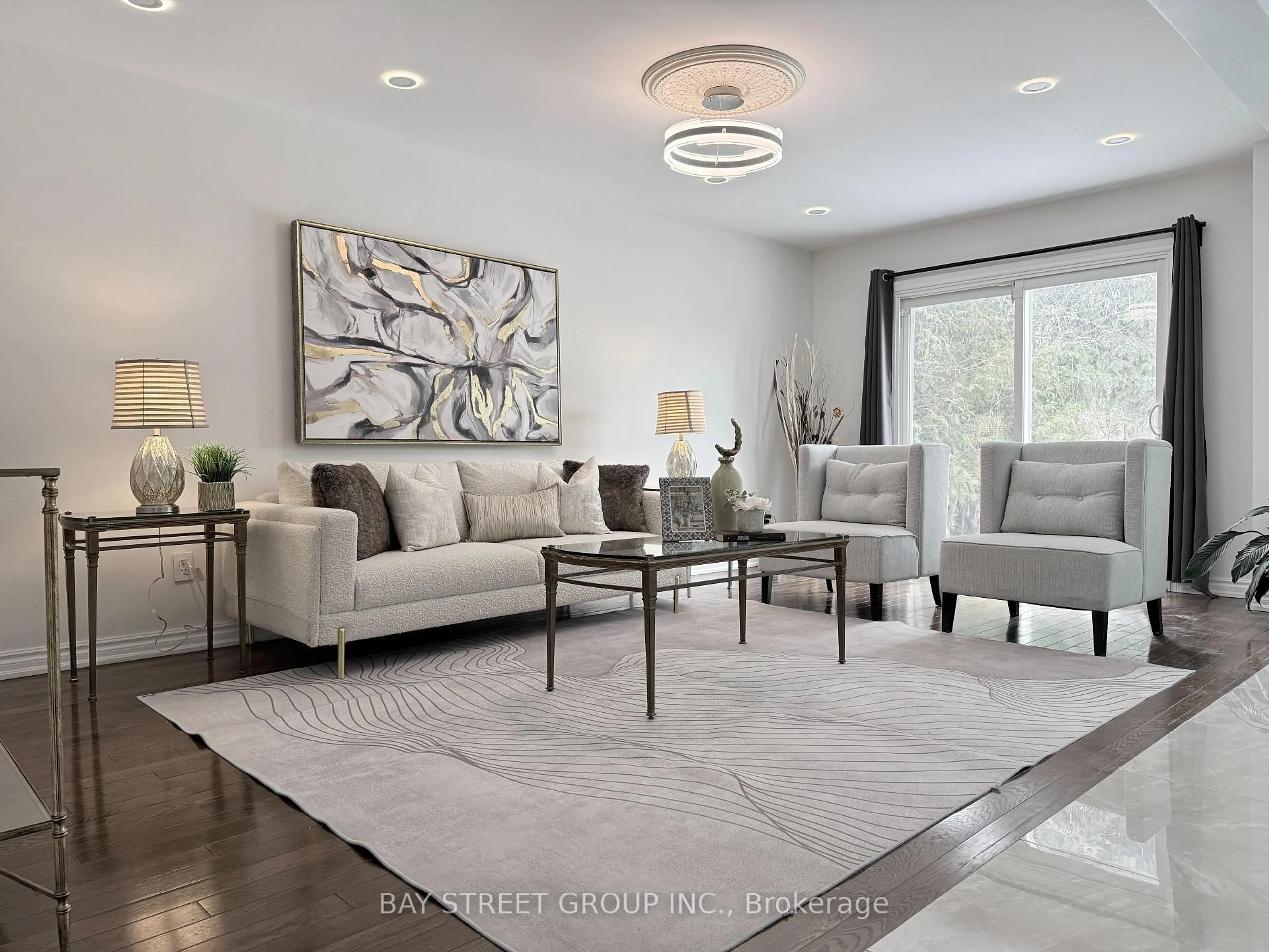 Living room with furniture, unknown for 212 risebrough Crct, Markham Ontario L3R 3H9