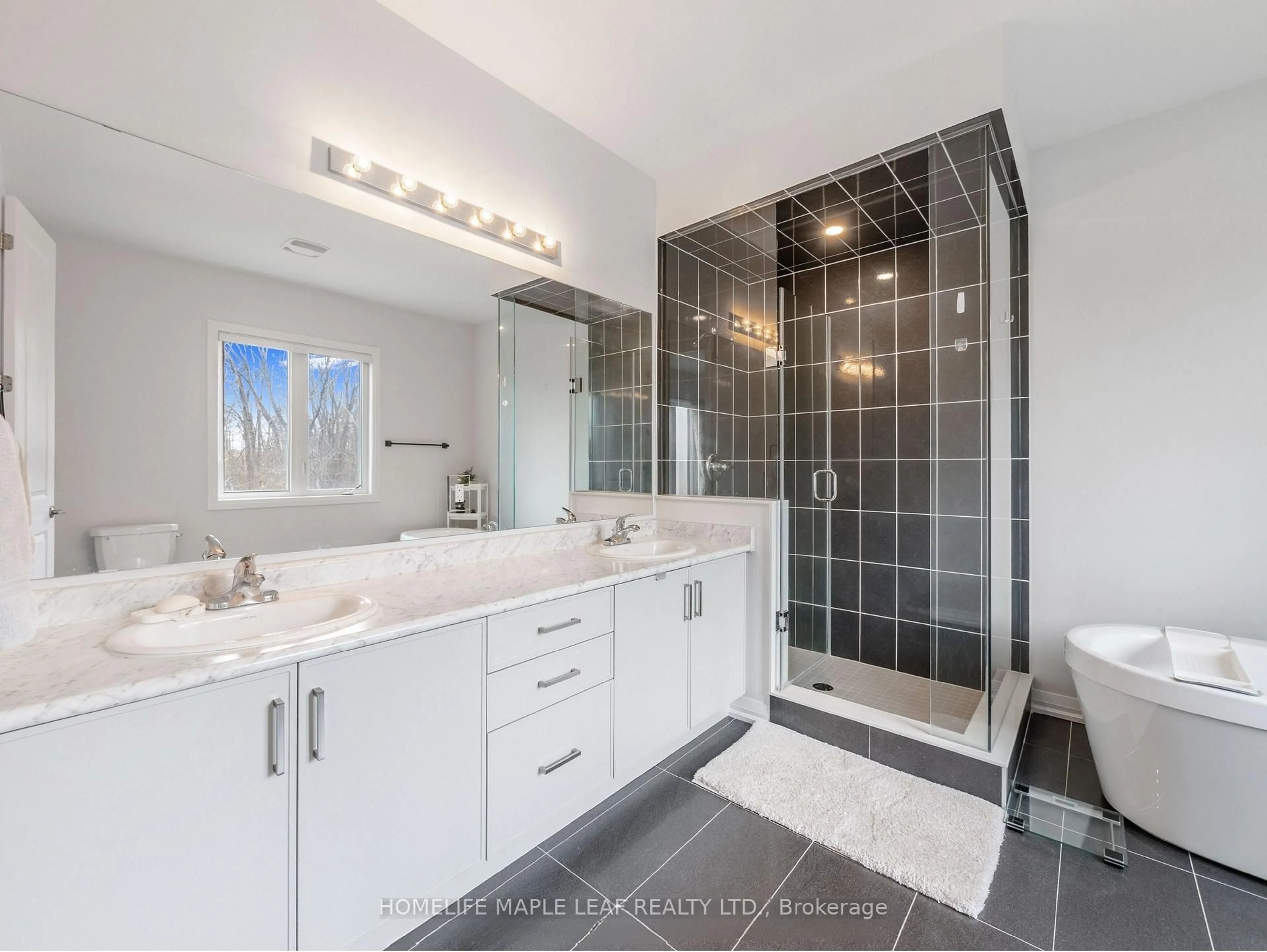 Contemporary bathroom, ceramic/tile floor for 1028 Hardy Way, Innisfil Ontario L0L 1W0