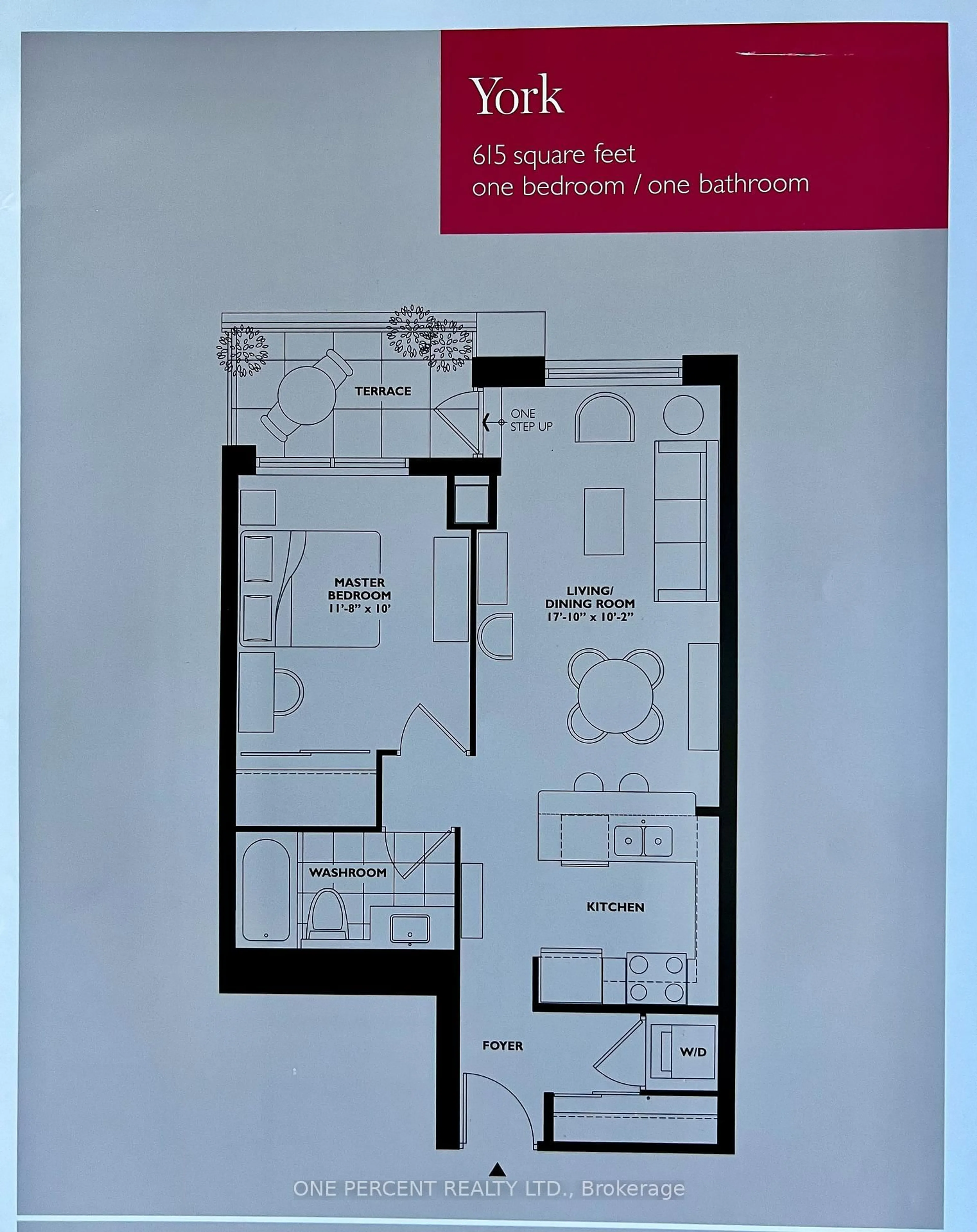 Floor plan for 21 Upper Duke Cres #401, Markham Ontario L6G 0B7