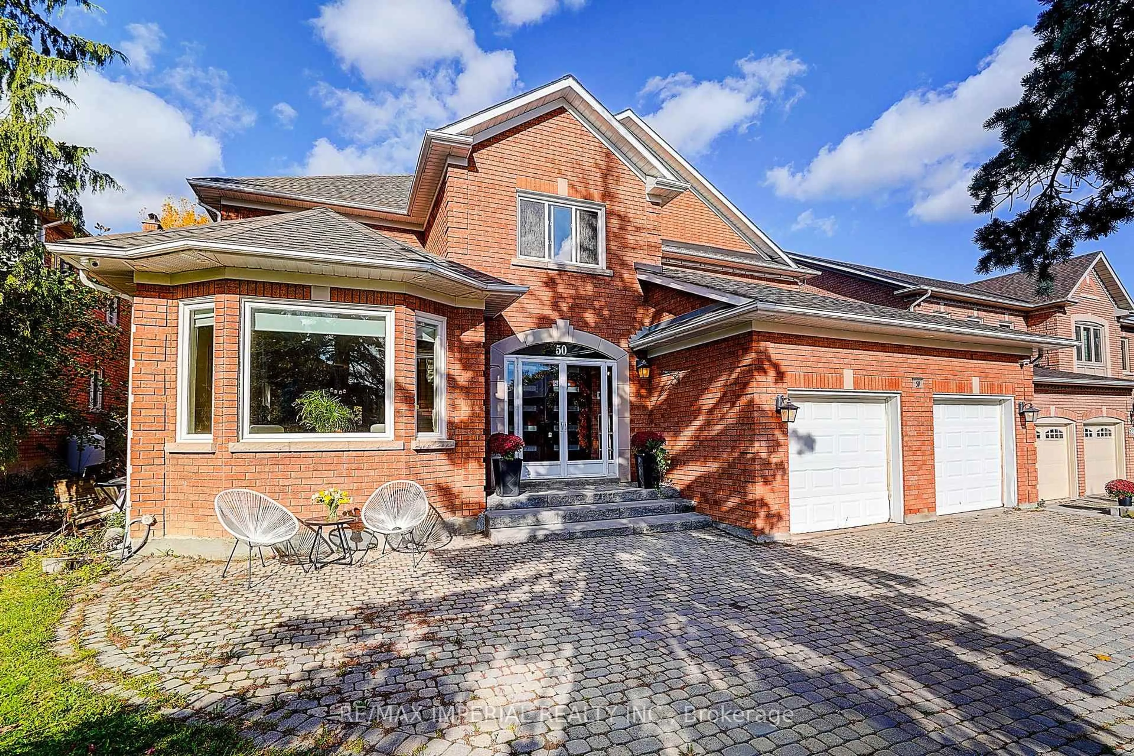 Home with brick exterior material, street for 50 Kings Cross Ave, Richmond Hill Ontario L4B 2S9