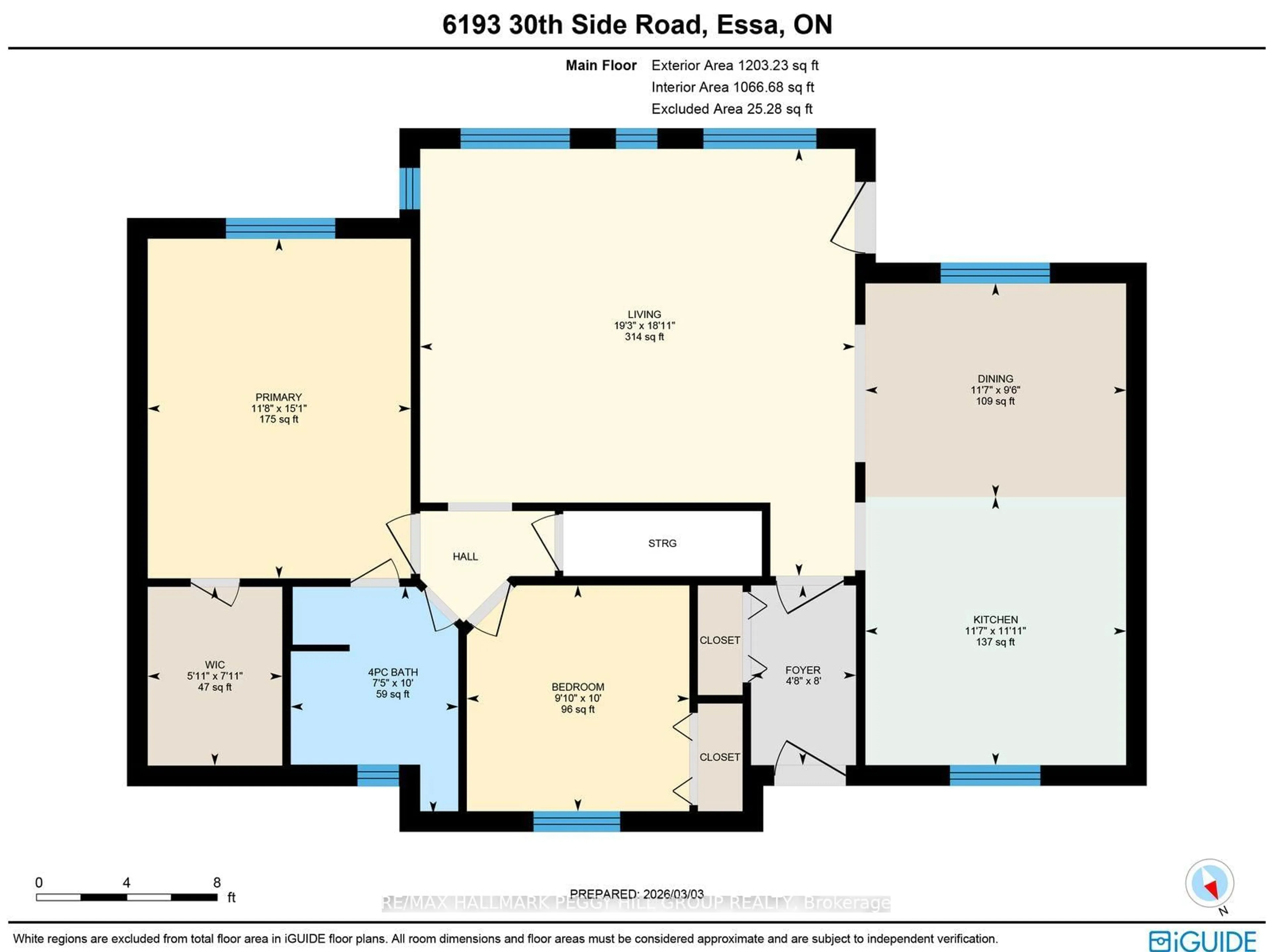 Floor plan for 6193 30th Sdrd, Essa Ontario L0M 1T0