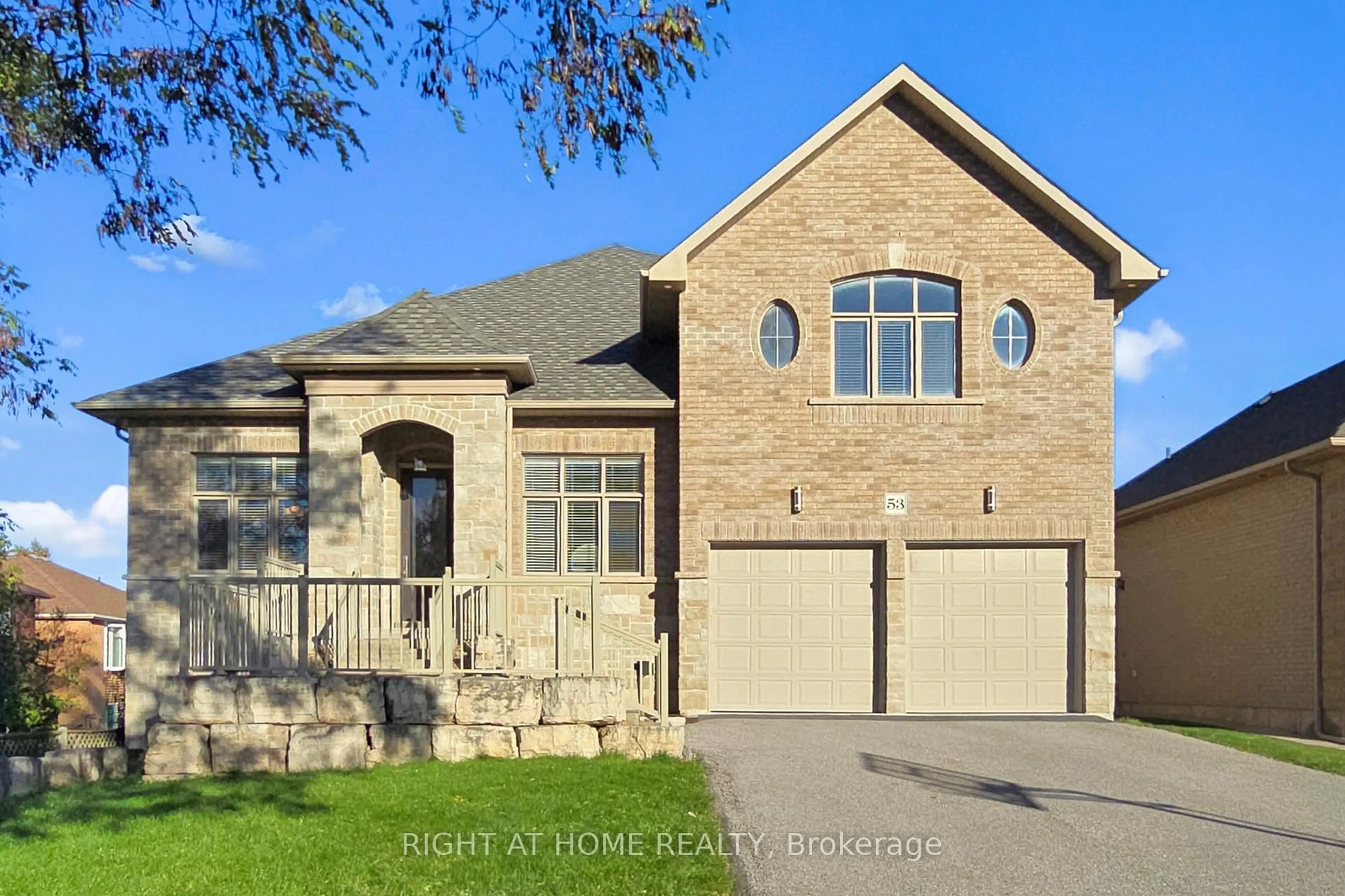 Home with brick exterior material, street for 53 Rockwell Rd, Richmond Hill Ontario L4B 1A9