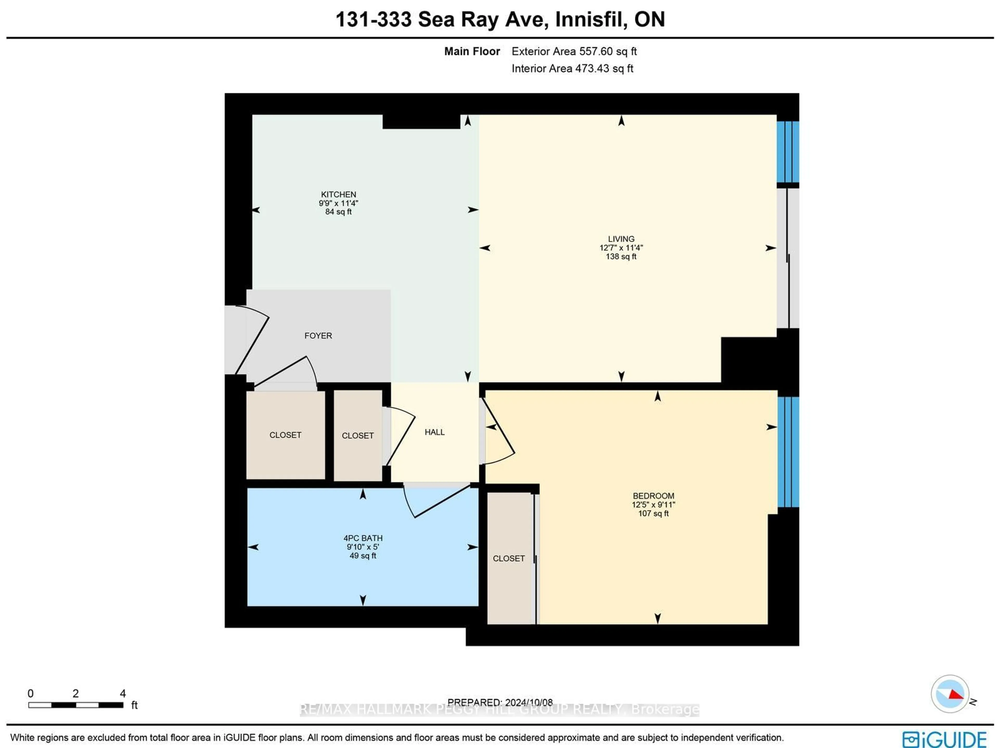 Floor plan for 333 Sea Ray Ave #131, Innisfil Ontario L9S 0M3