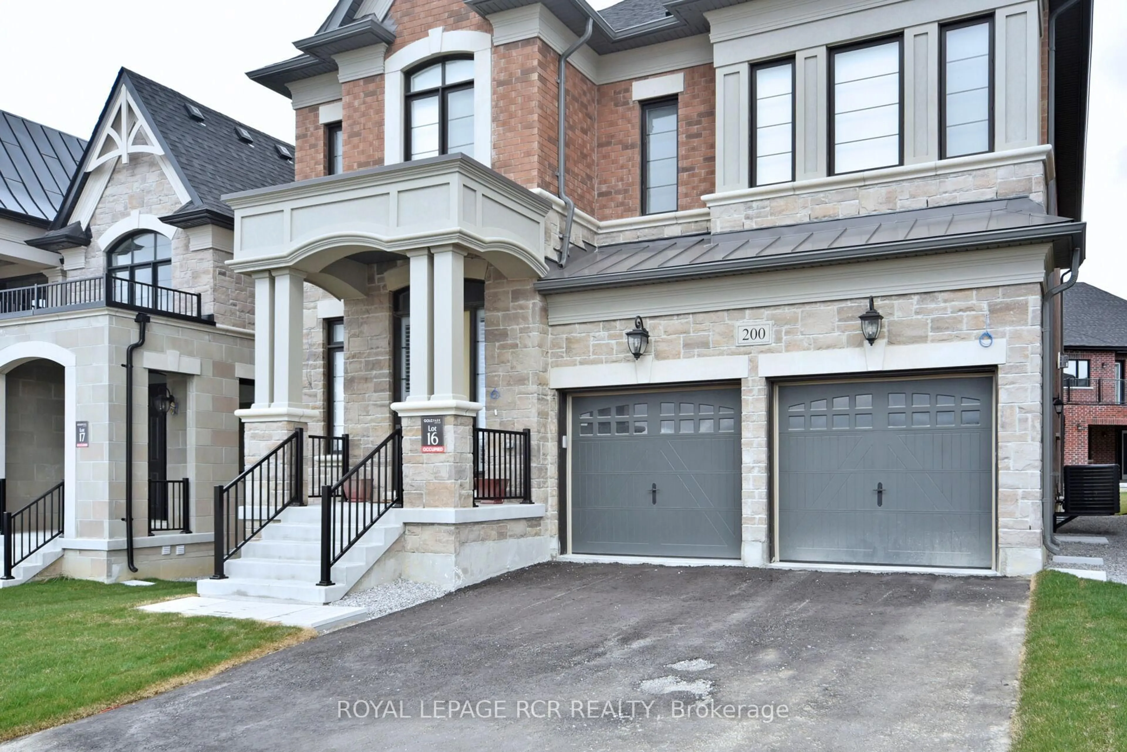 Home with brick exterior material, street for 200 Silver Creek Dr, Vaughan Ontario L3L 0B5