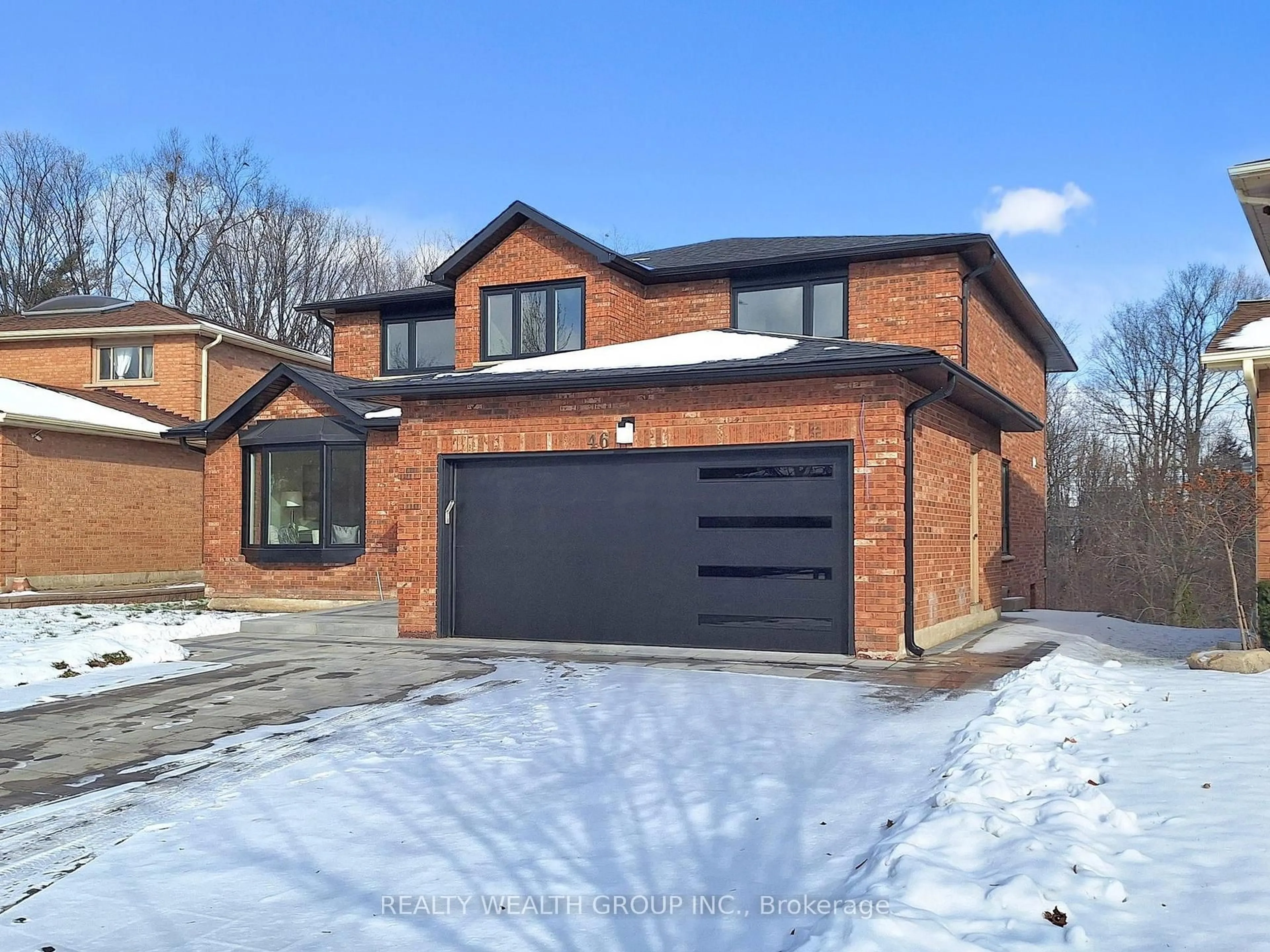 Home with brick exterior material, street for 46 Sycamore Dr, Markham Ontario L3T 5V6