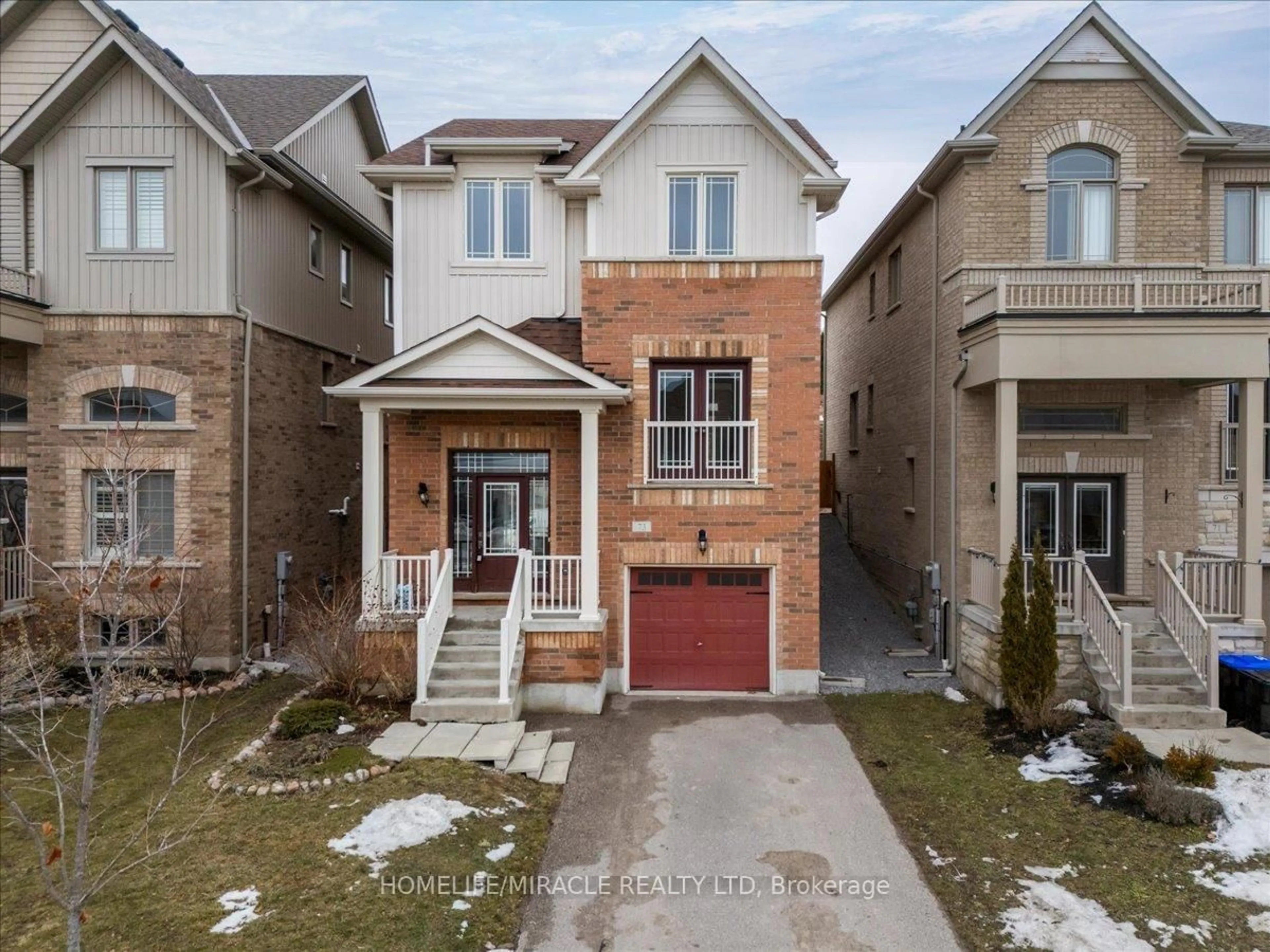 Home with brick exterior material, street for 73 Sutcliffe Way, New Tecumseth Ontario L9R 0N8