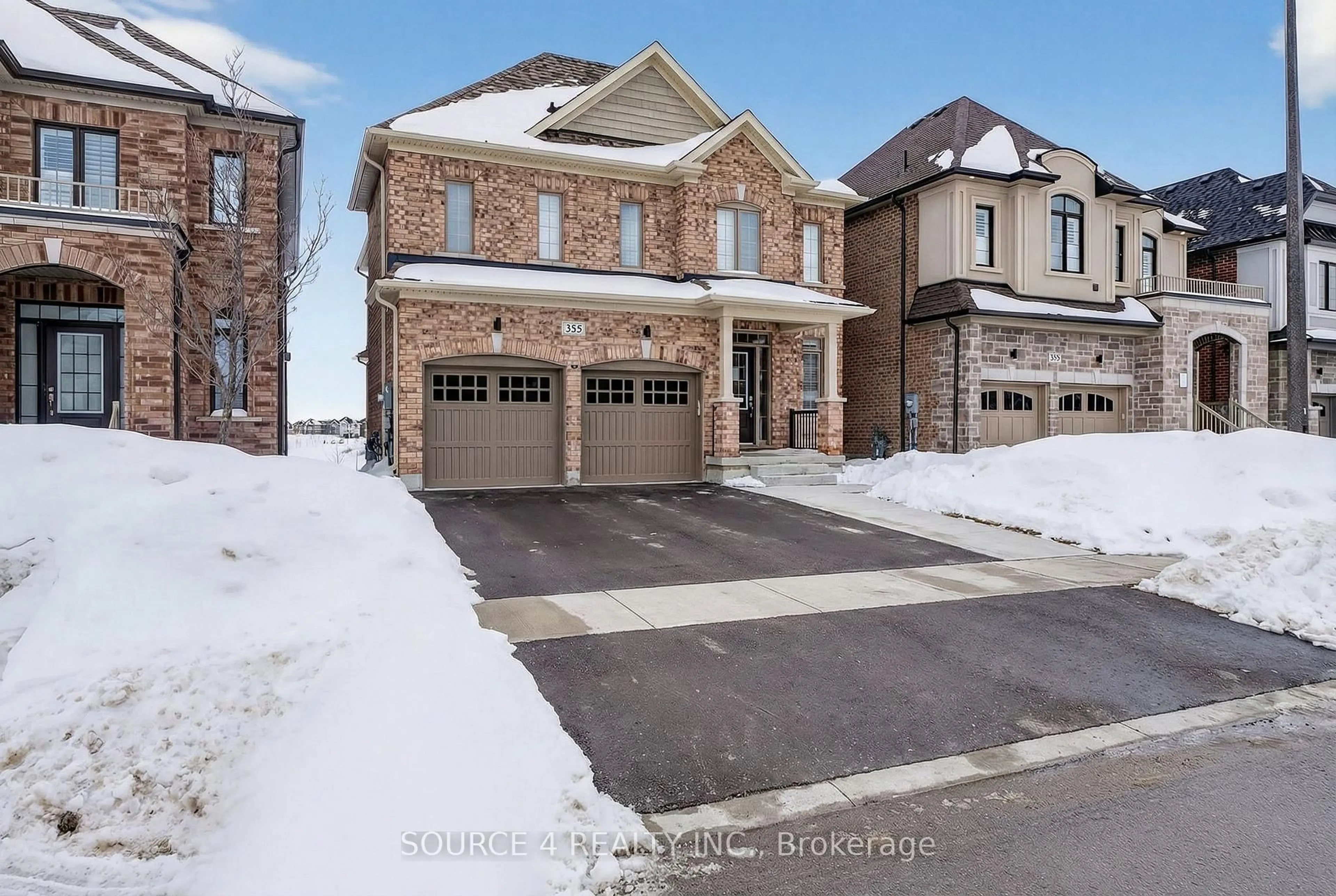 Home with brick exterior material, street for 355 Danny Wheeler Blvd, Georgina Ontario L4P 3C8