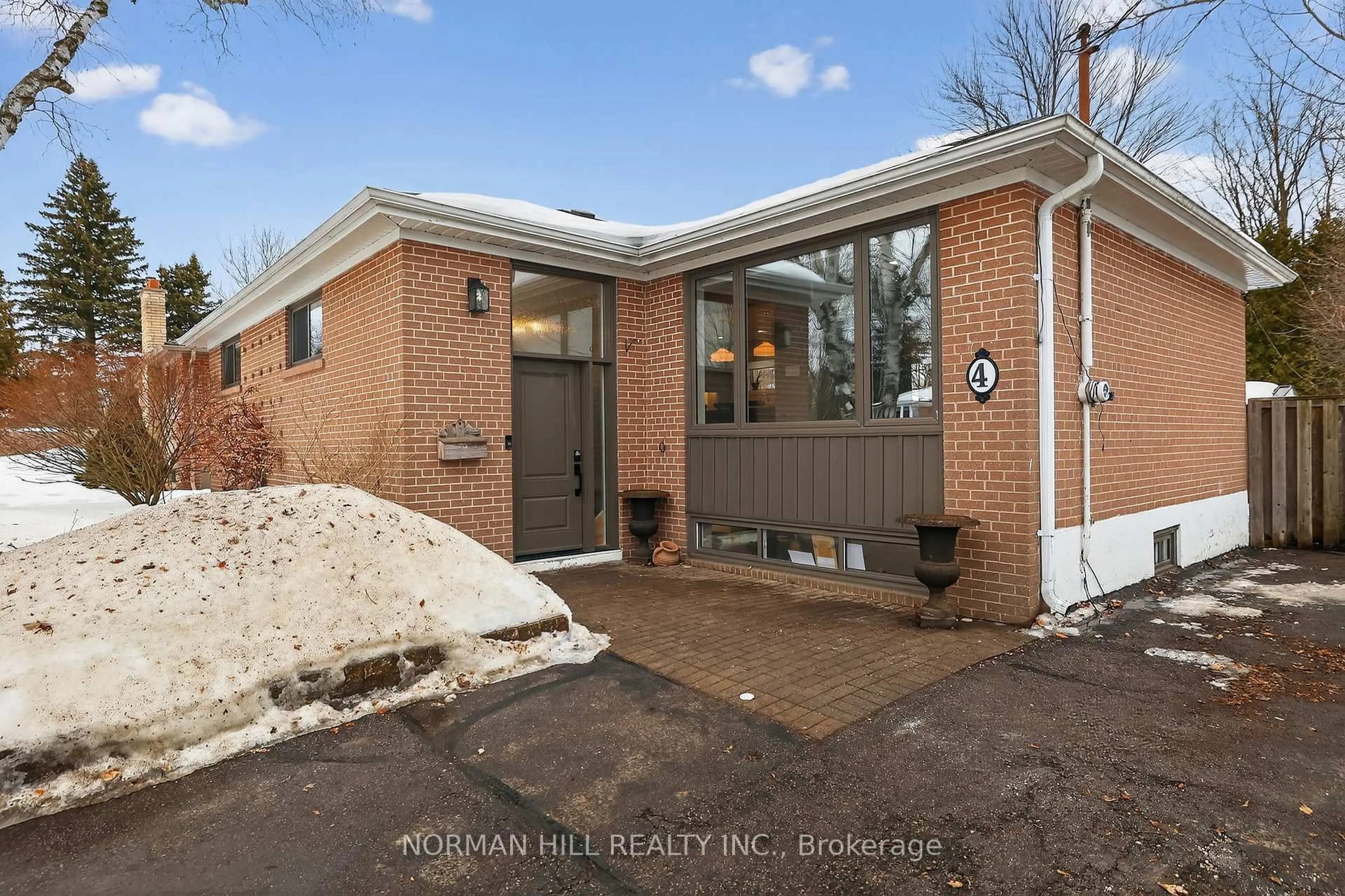 Home with brick exterior material, street for 4 Patrick Dr, Aurora Ontario L4G 2A7