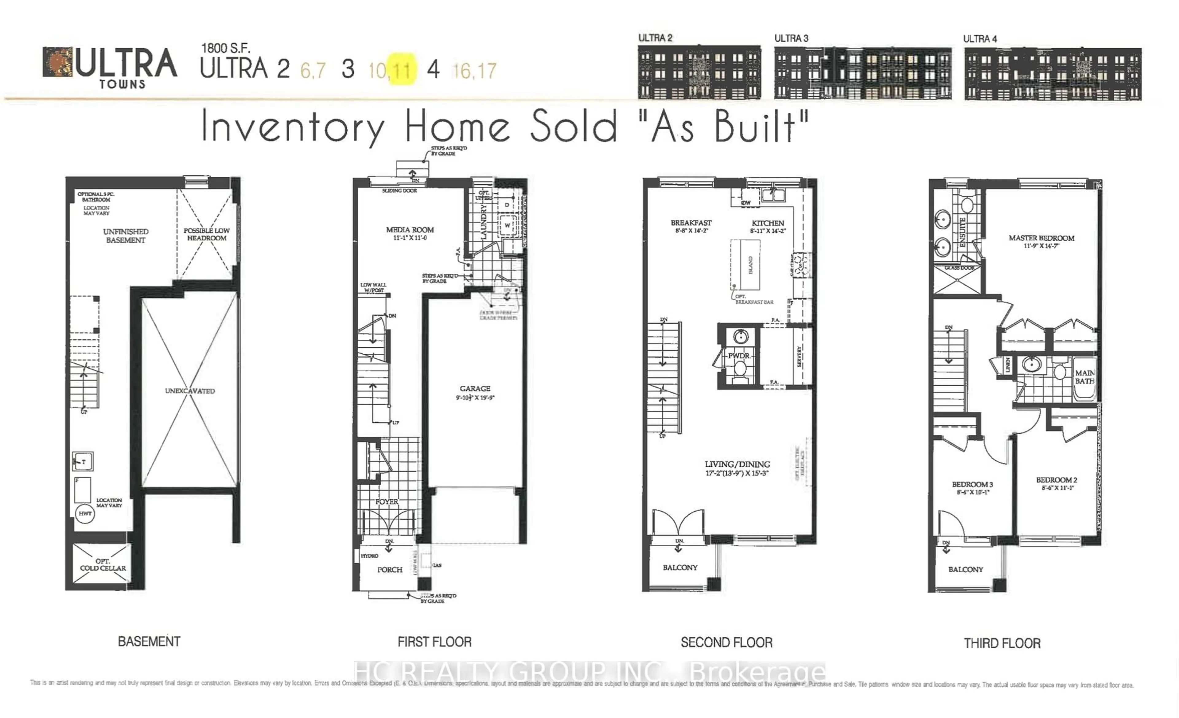Floor plan for 142 Moneypenny Pl, Vaughan Ontario L4J 0L1