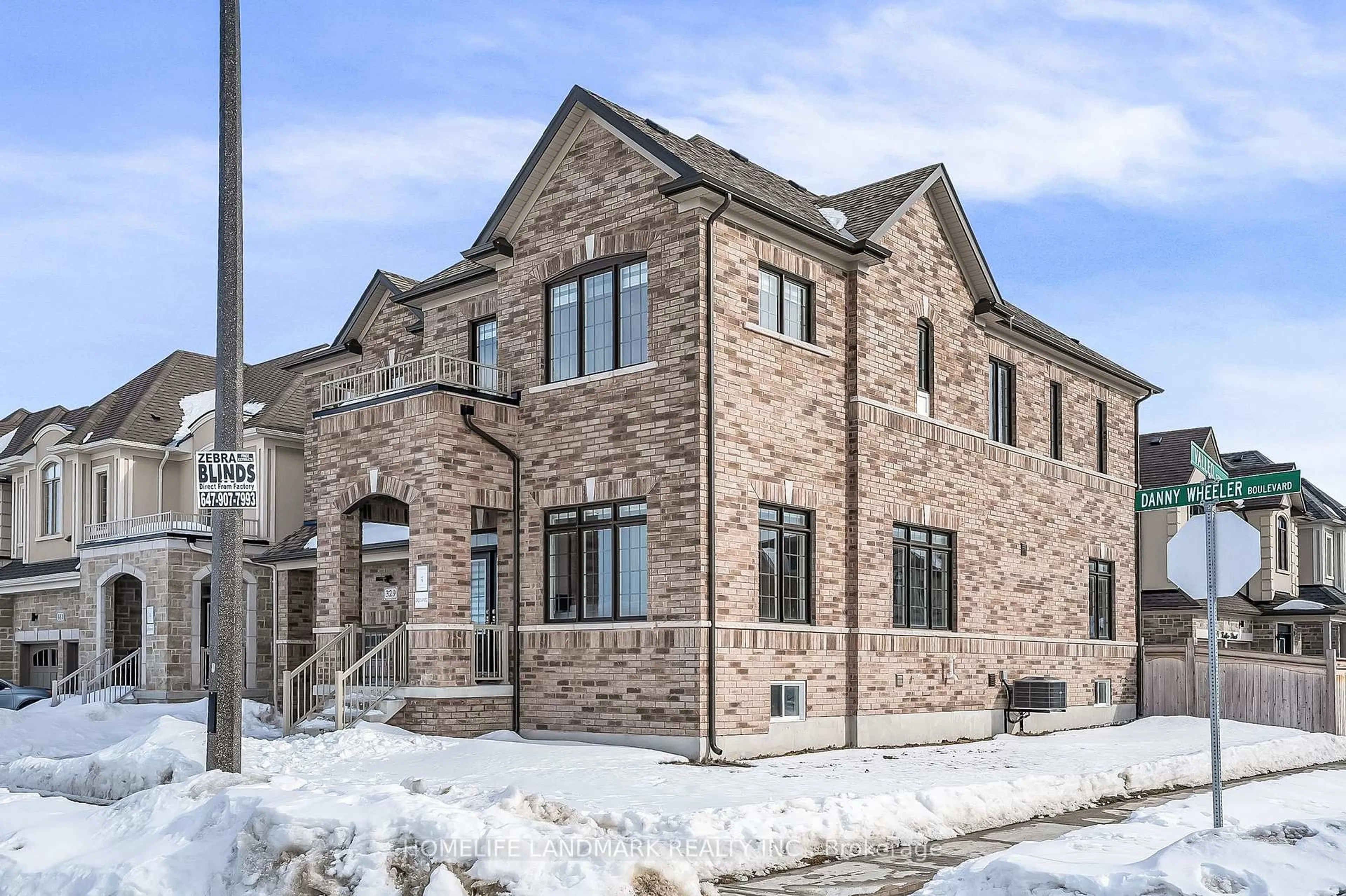 Home with brick exterior material, street for 329 Danny Wheeler Blvd, Georgina Ontario L4P 0K1