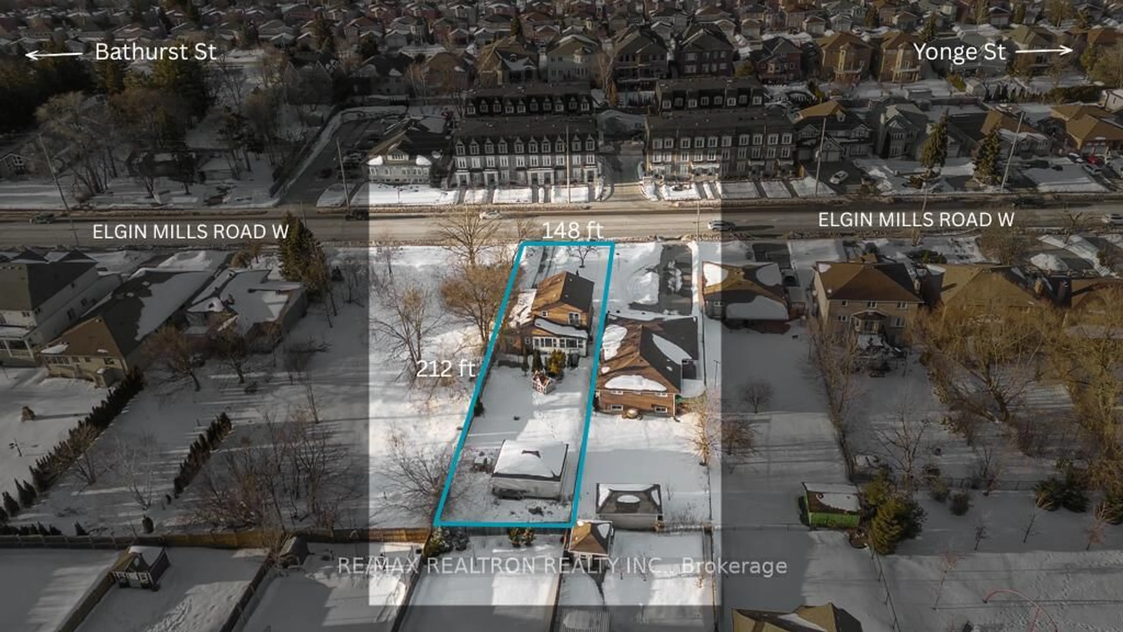 A pic from outside/outdoor area/front of a property/back of a property/a pic from drone, building for 173 Elgin Mills Rd, Richmond Hill Ontario L4C 4M1