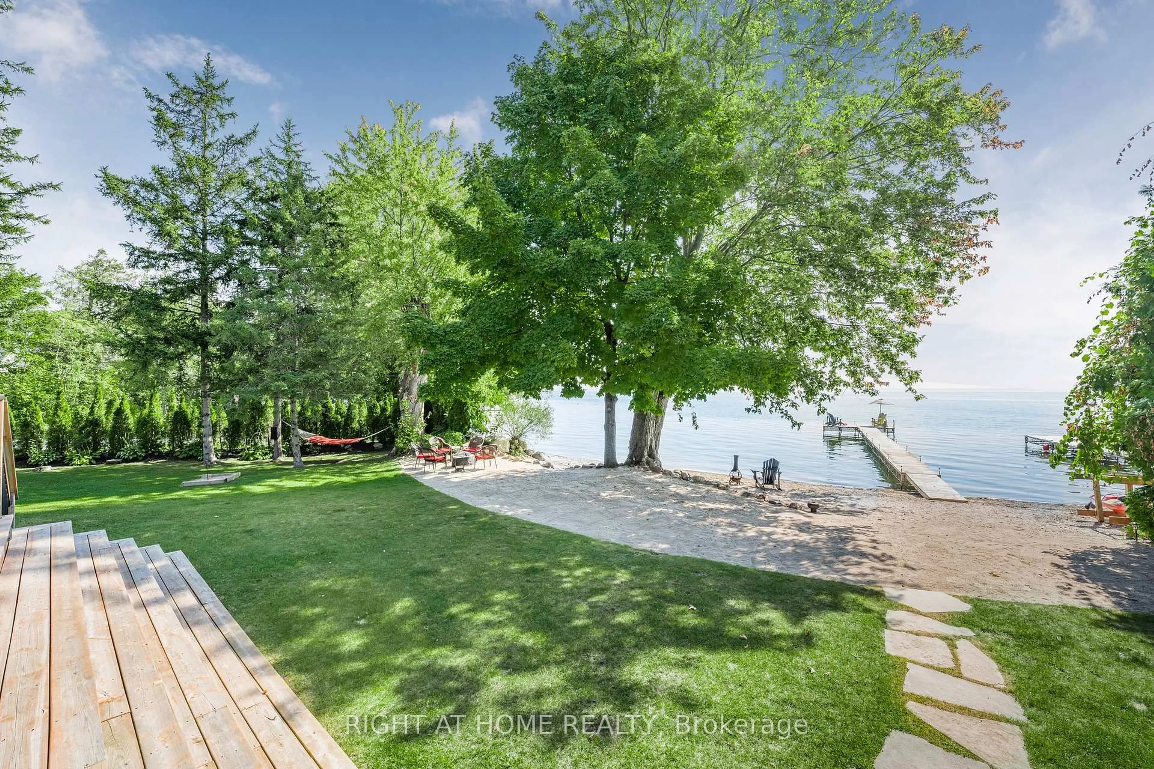 Patio, water/lake/river/ocean view for 113 Minnetonka Rd, Innisfil Ontario L9S 2V8