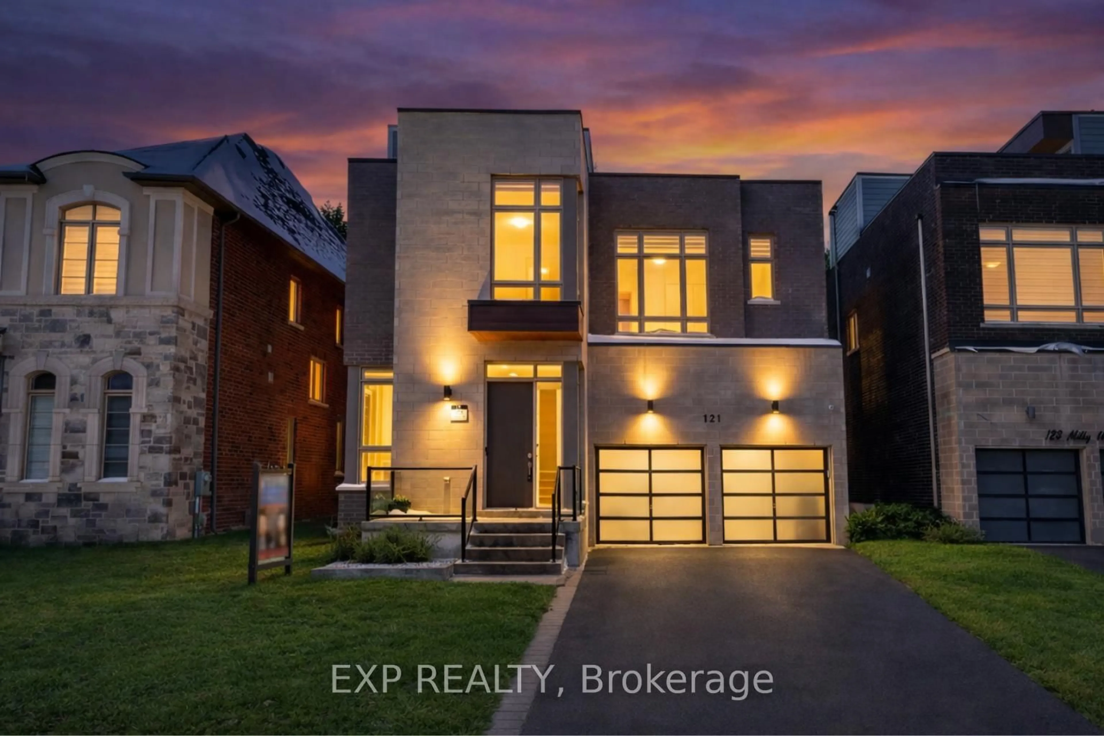 Home with brick exterior material, street for 121 Milky Way Dr, Richmond Hill Ontario L4C 4L9