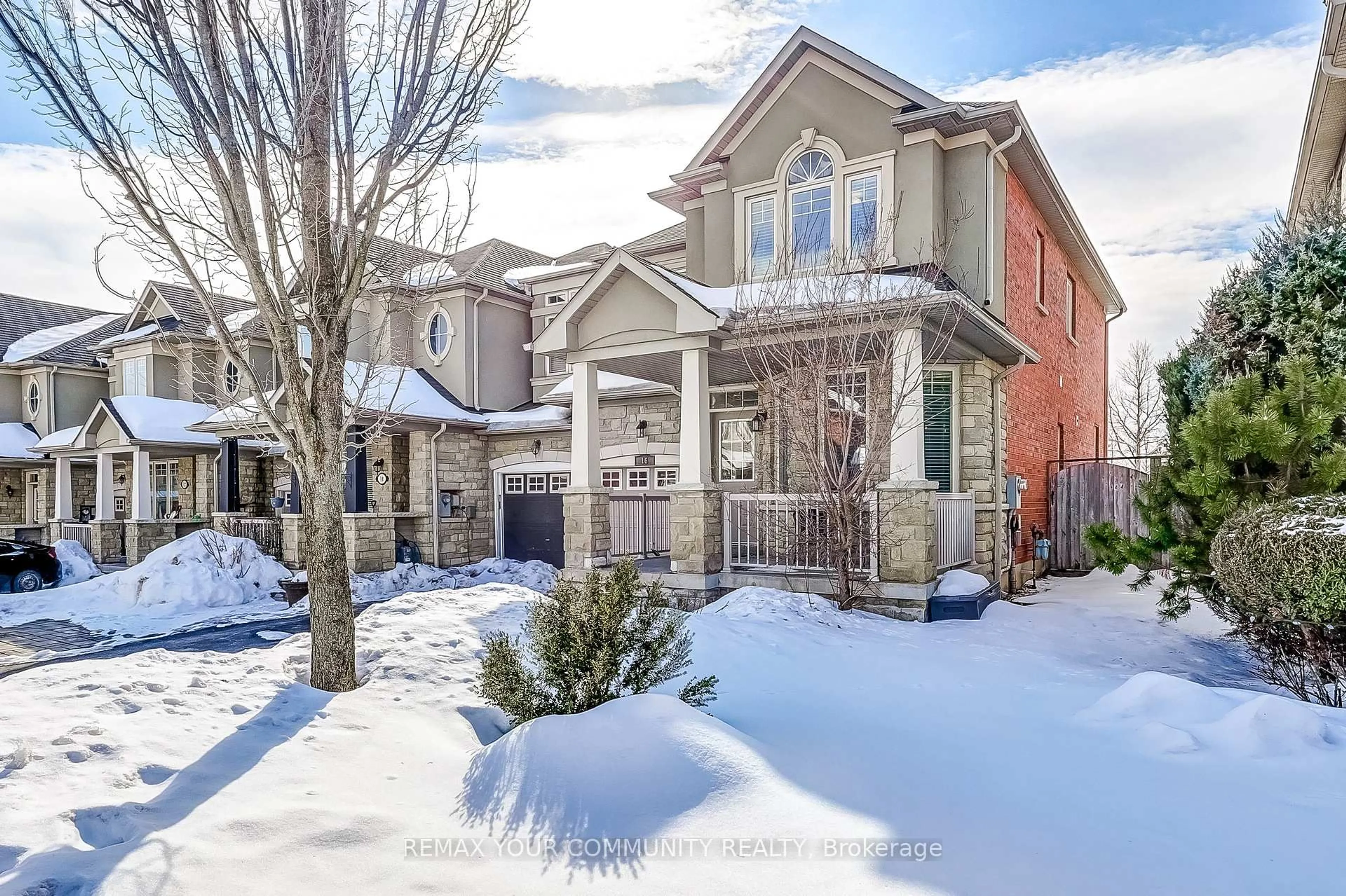 Home with brick exterior material, street for 16 Windrow St, Richmond Hill Ontario L4E 0B6