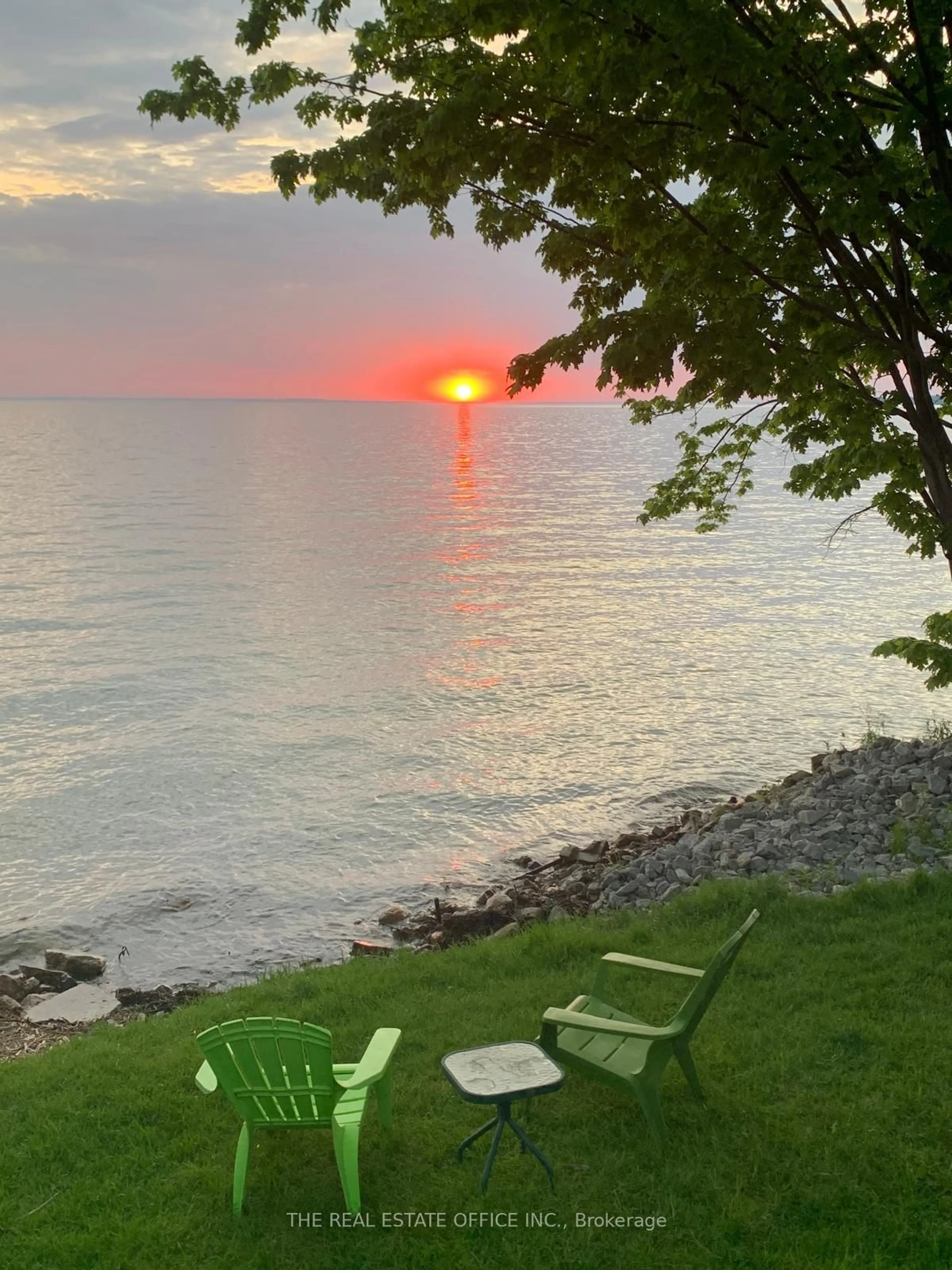 Patio, water/lake/river/ocean view for 100 Alsops Beach Rd, Brock Ontario L0K 1A0