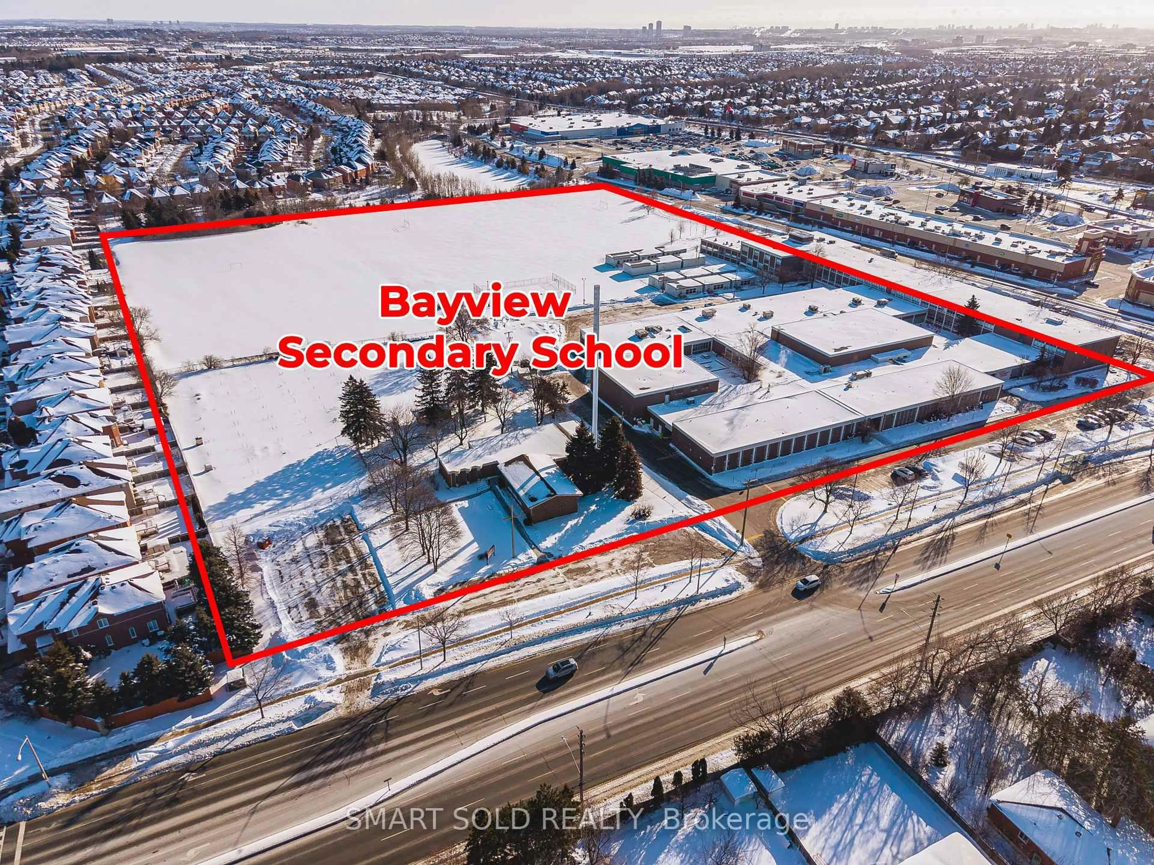 A pic from outside/outdoor area/front of a property/back of a property/a pic from drone, building for 29 Breezeway Cres, Richmond Hill Ontario L4S 1V7