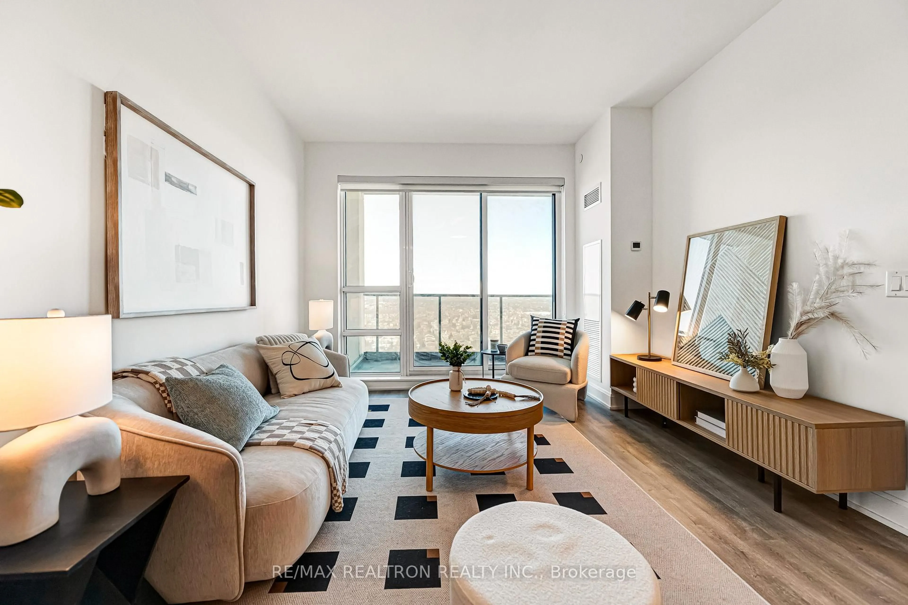 Living room with furniture, unknown for 12 Gandhi Lane #3302, Markham Ontario L3T 0G8