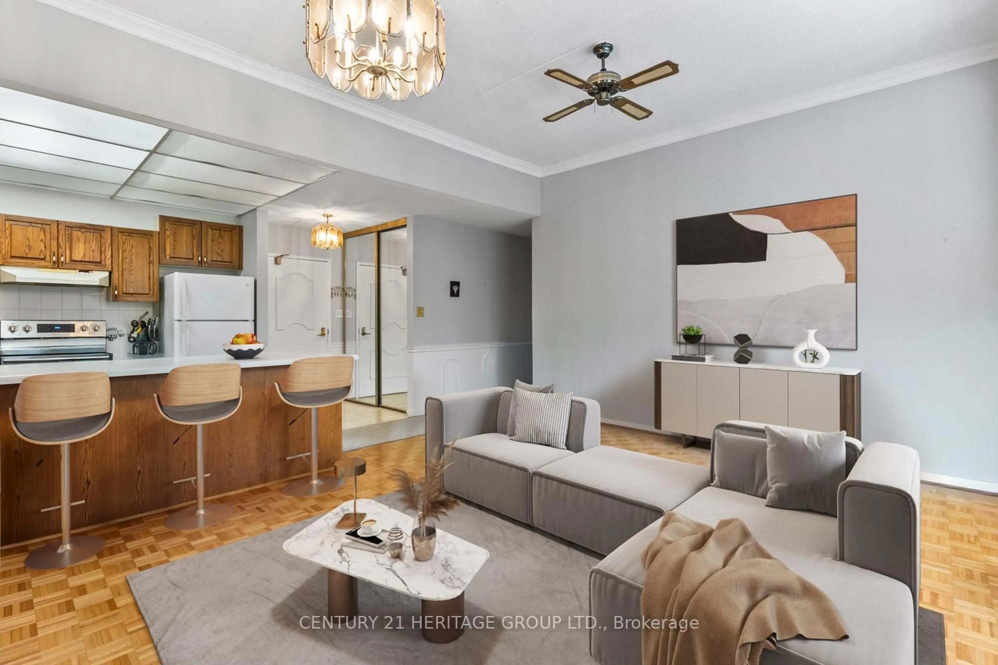 Living room with furniture, unknown for 166 Olive St #105, East Gwillimbury Ontario L9N 1M9