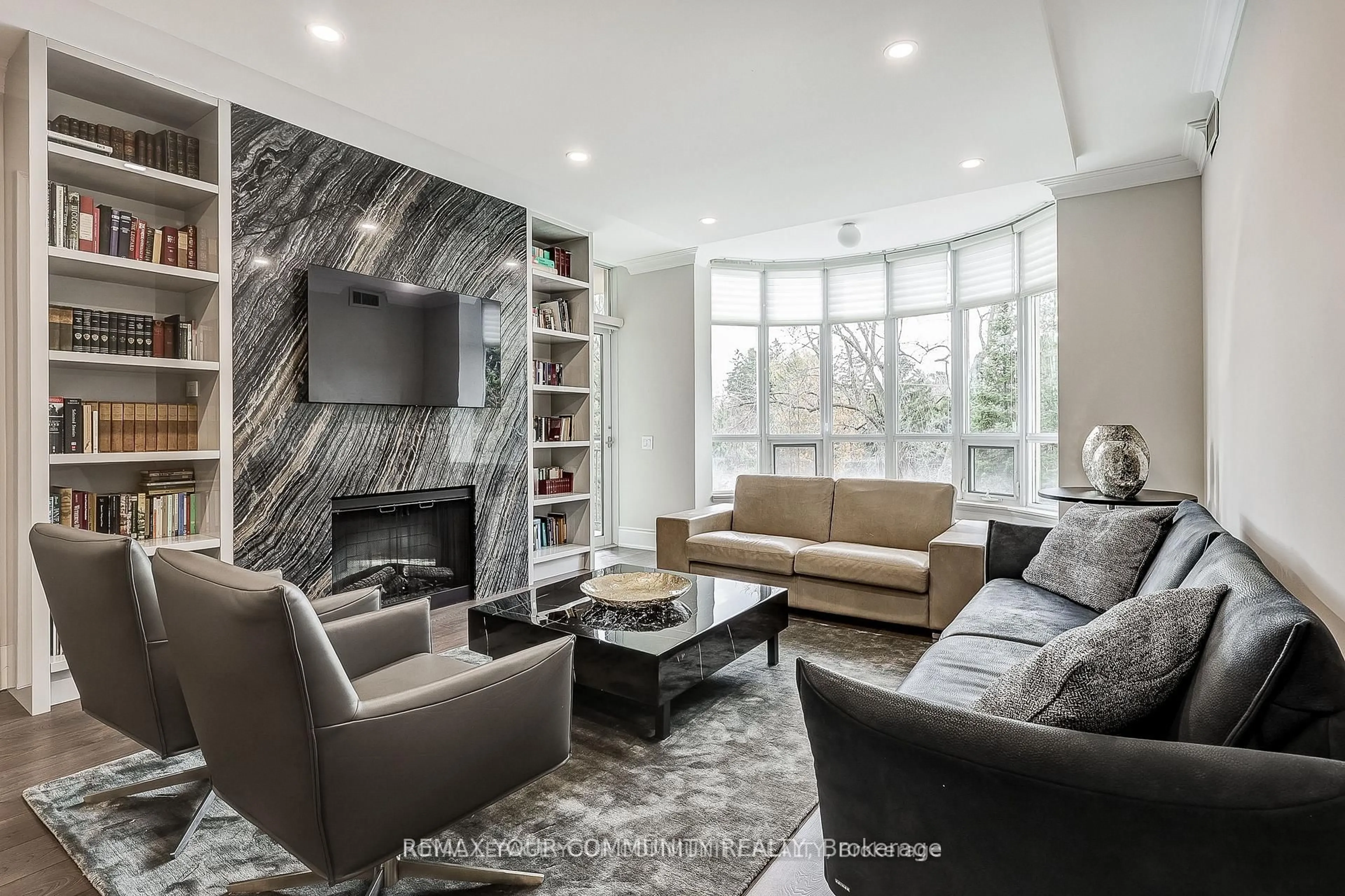 Living room with furniture, unknown for 7071 Bayview Ave #304, Markham Ontario L3T 7Y8