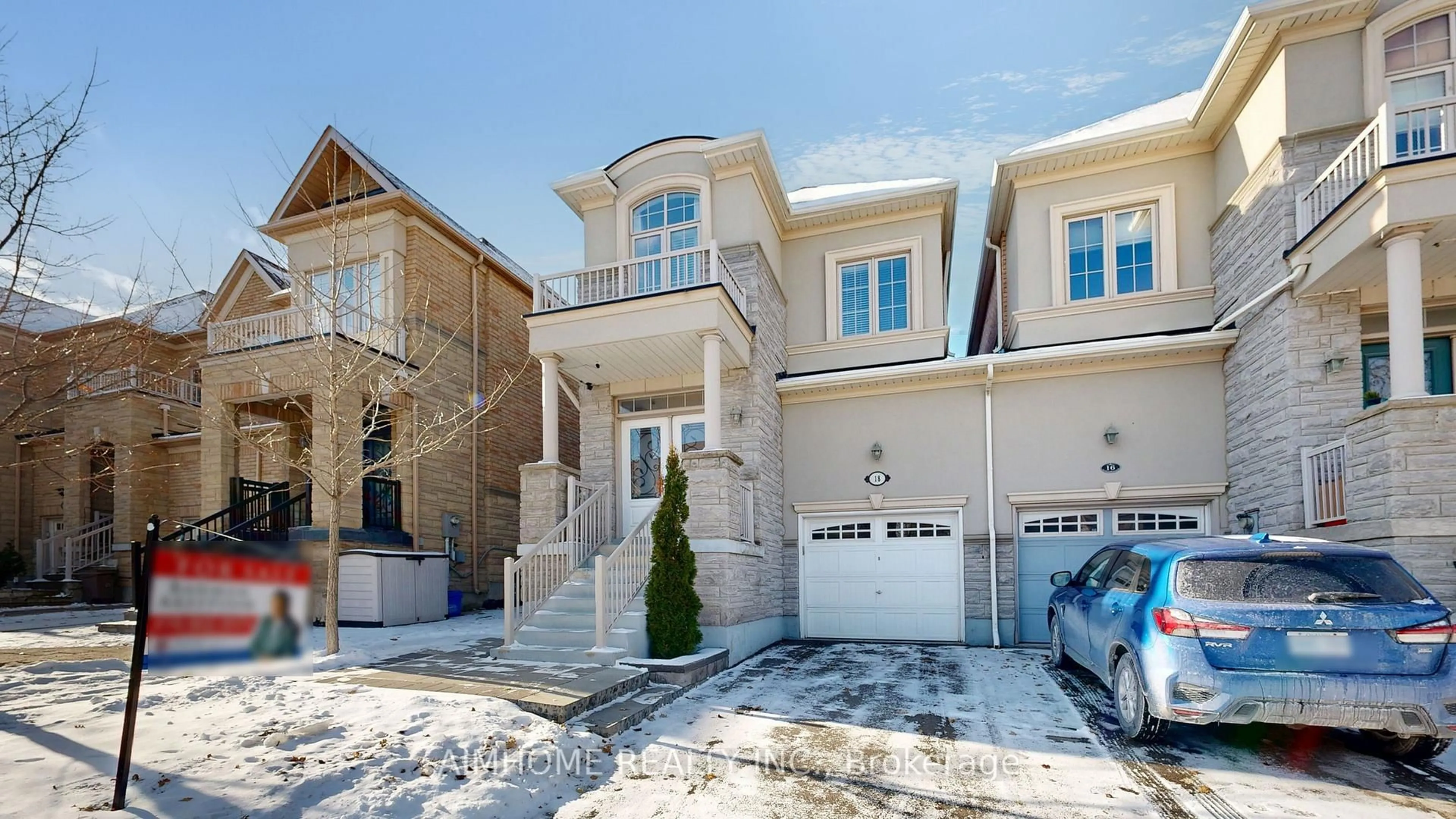 Home with brick exterior material, street for 18 Bristlewood Cres, Vaughan Ontario L4J 0H4