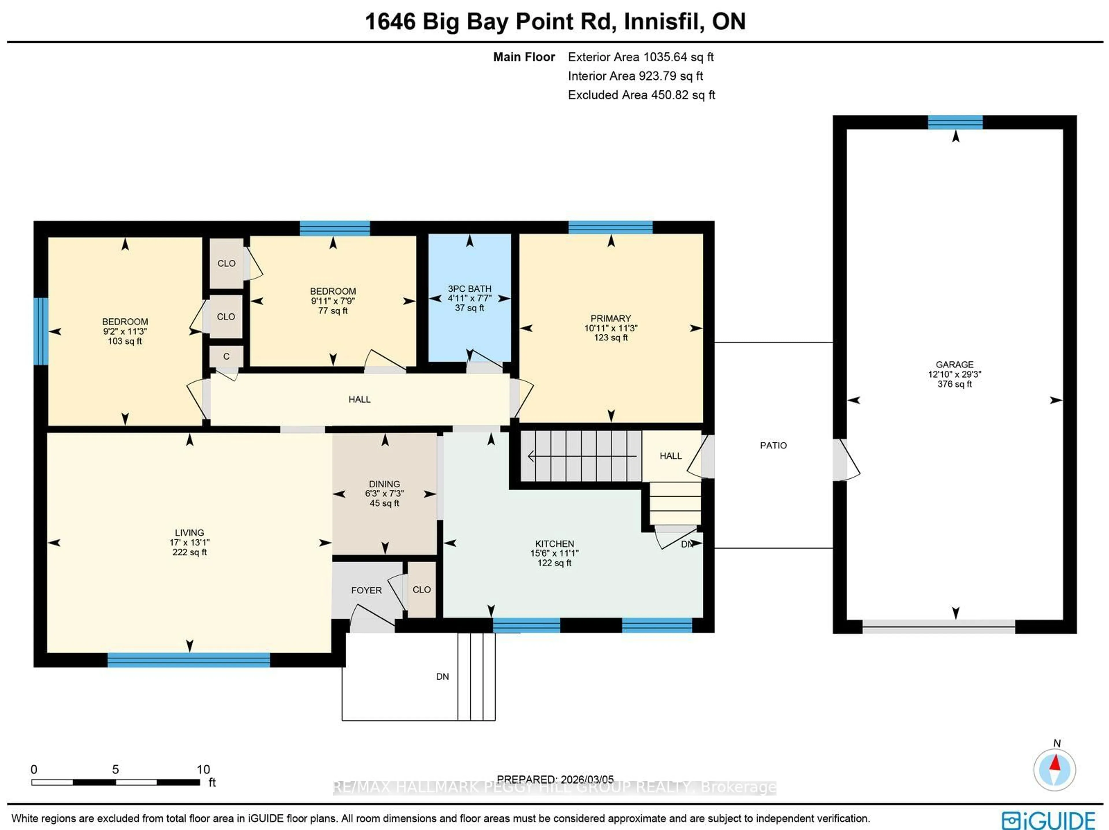 Floor plan for 1646 Big Bay Point Rd, Innisfil Ontario L9S 2R3