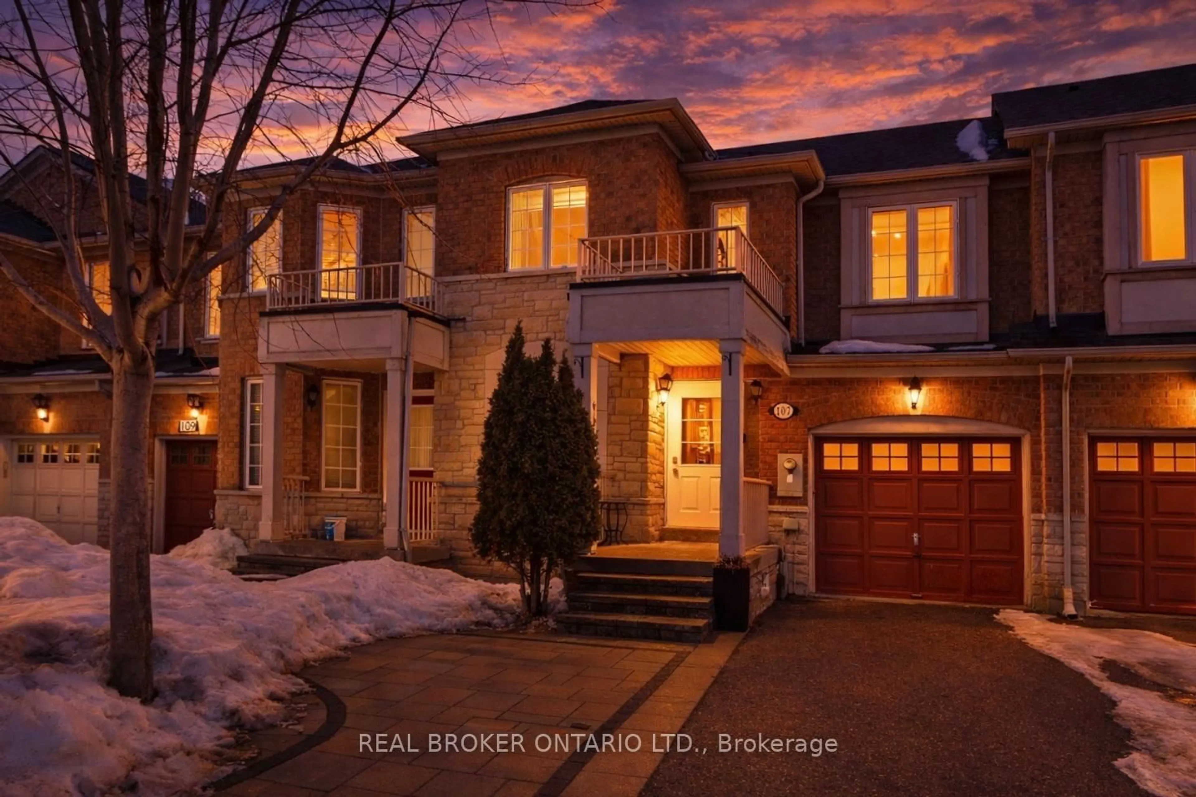 Home with brick exterior material, street for 107 Rideau Dr, Richmond Hill Ontario L4B 4P1