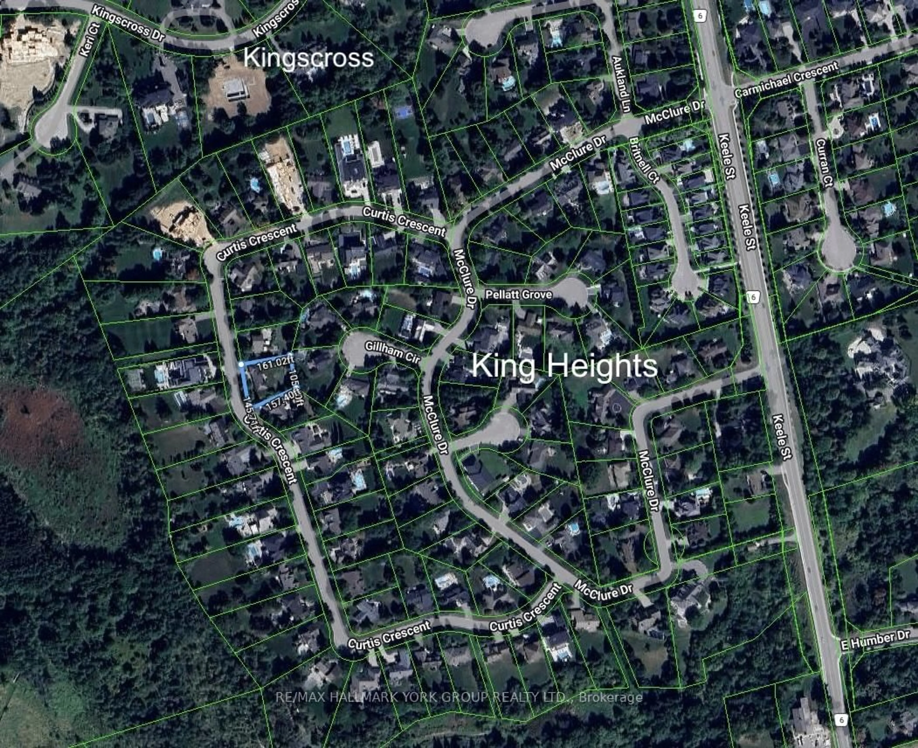 Picture of a map for 103 Curtis Cres, King Ontario L7B 1C2