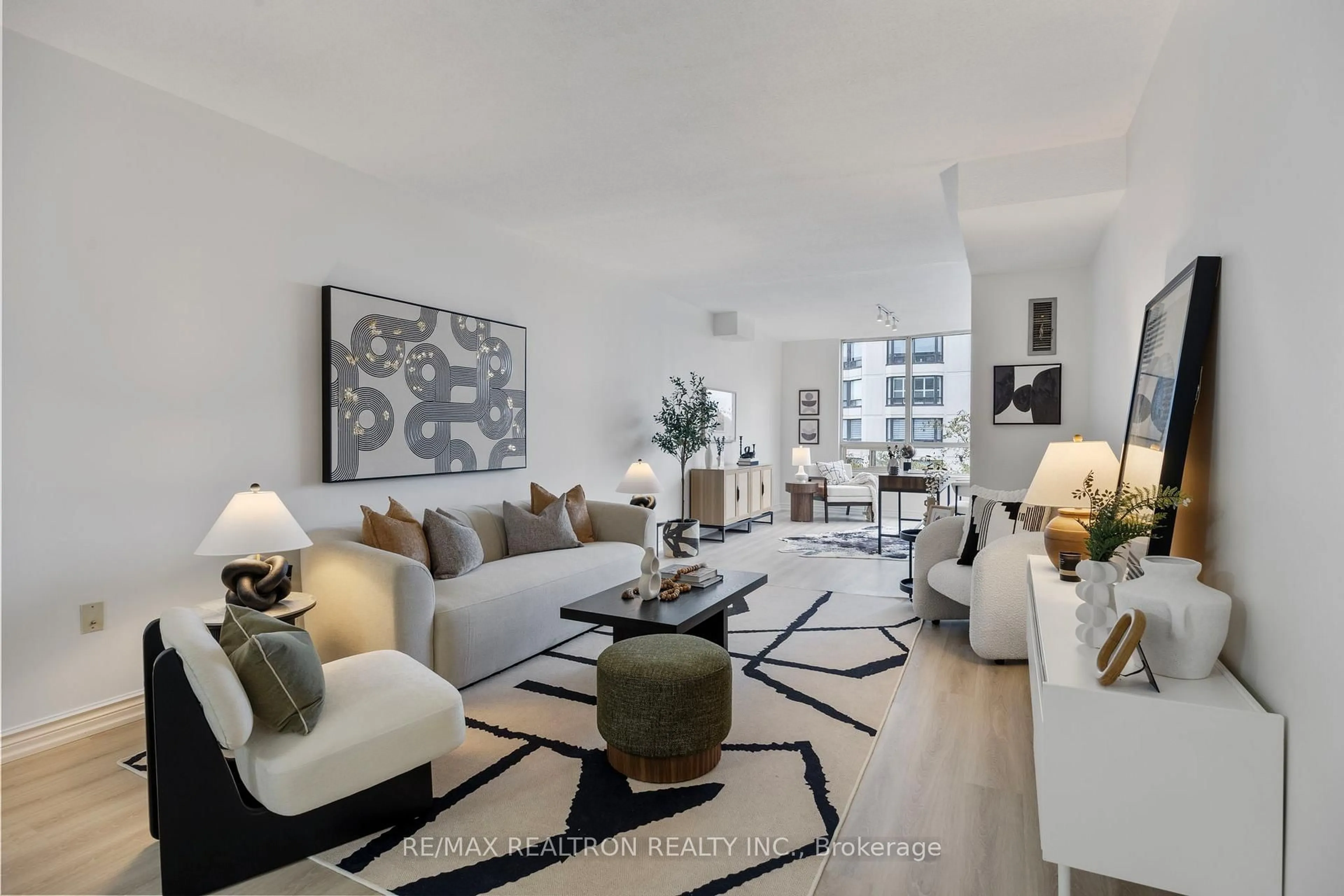 Living room with furniture, unknown for 333 Clark Ave #316, Vaughan Ontario L4J 7K4