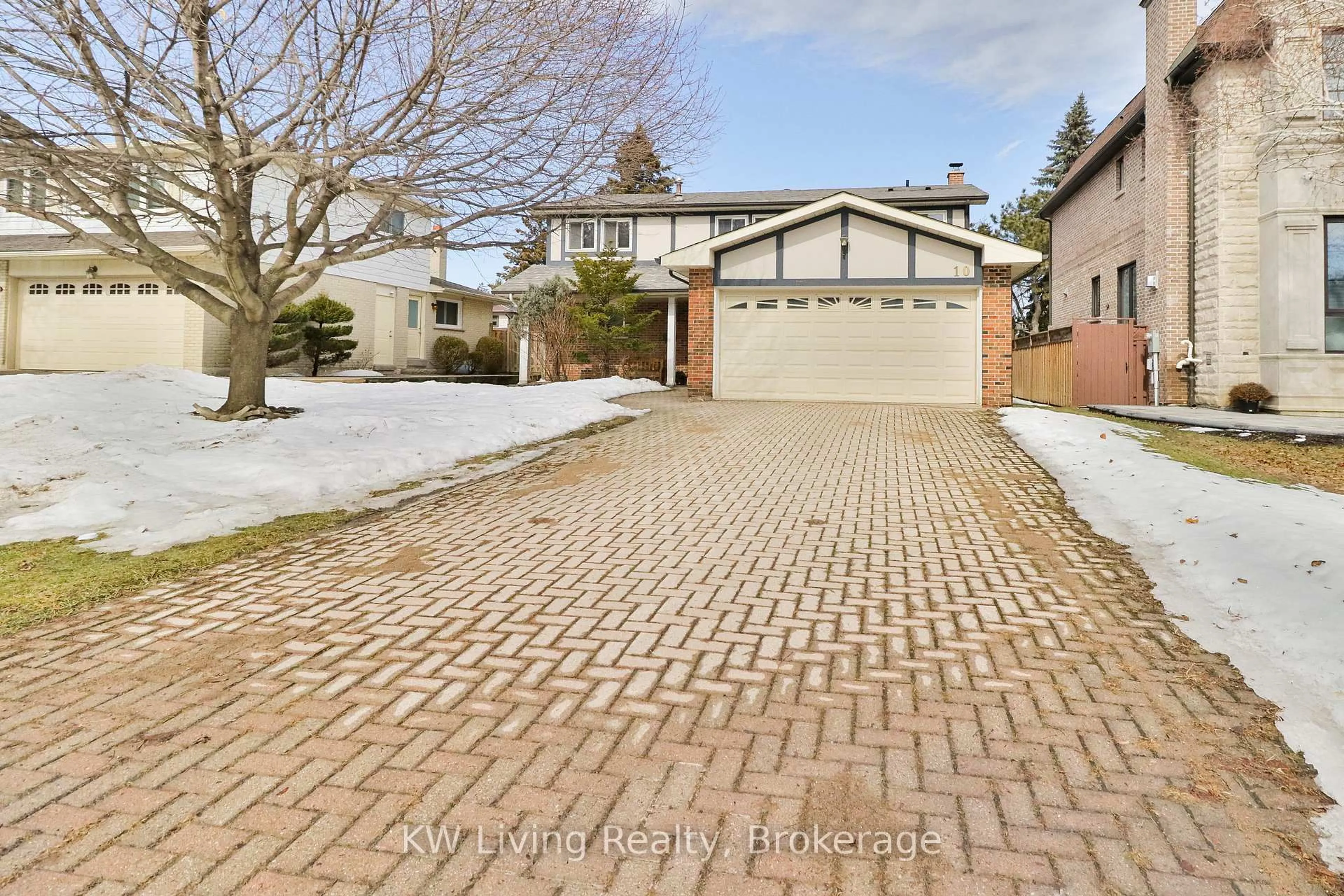 Home with brick exterior material, street for 10 Liebeck Cres, Markham Ontario L3R 1Y5