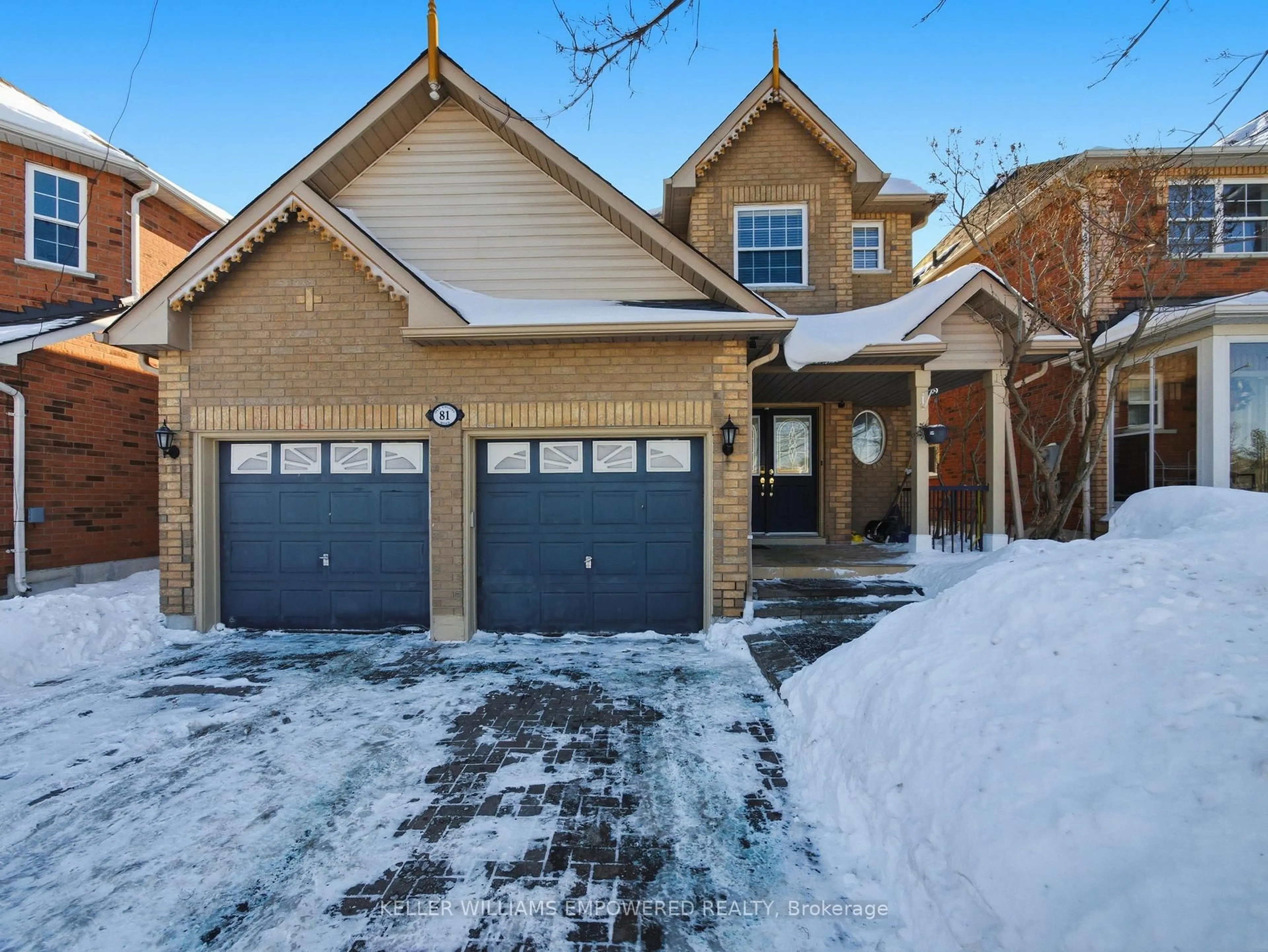 Home with brick exterior material, street for 81 Old Colony Rd, Richmond Hill Ontario L4E 3X2