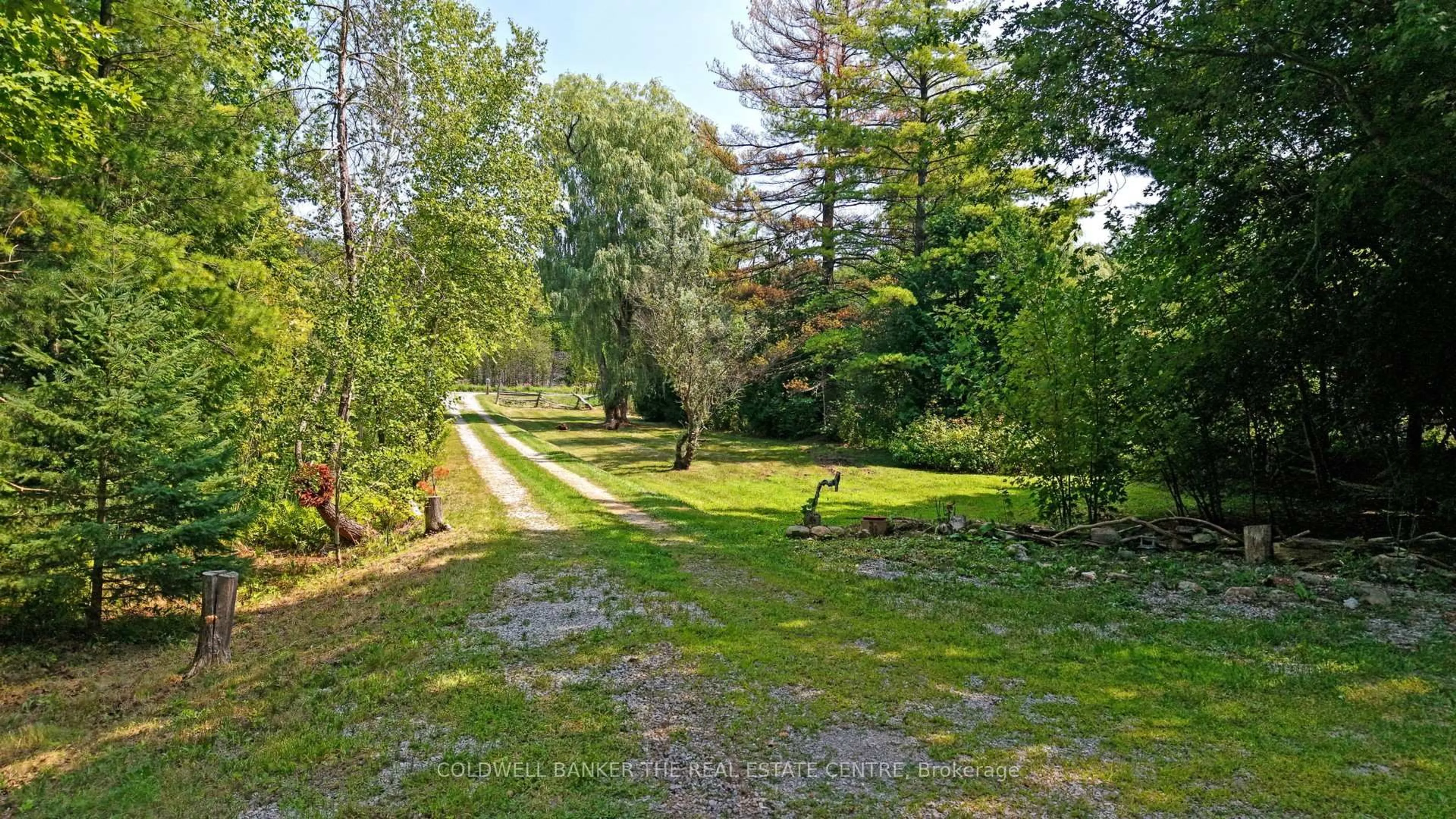 Patio, forest/trees view for 15600 Weston Rd, King Ontario L7B 0L1