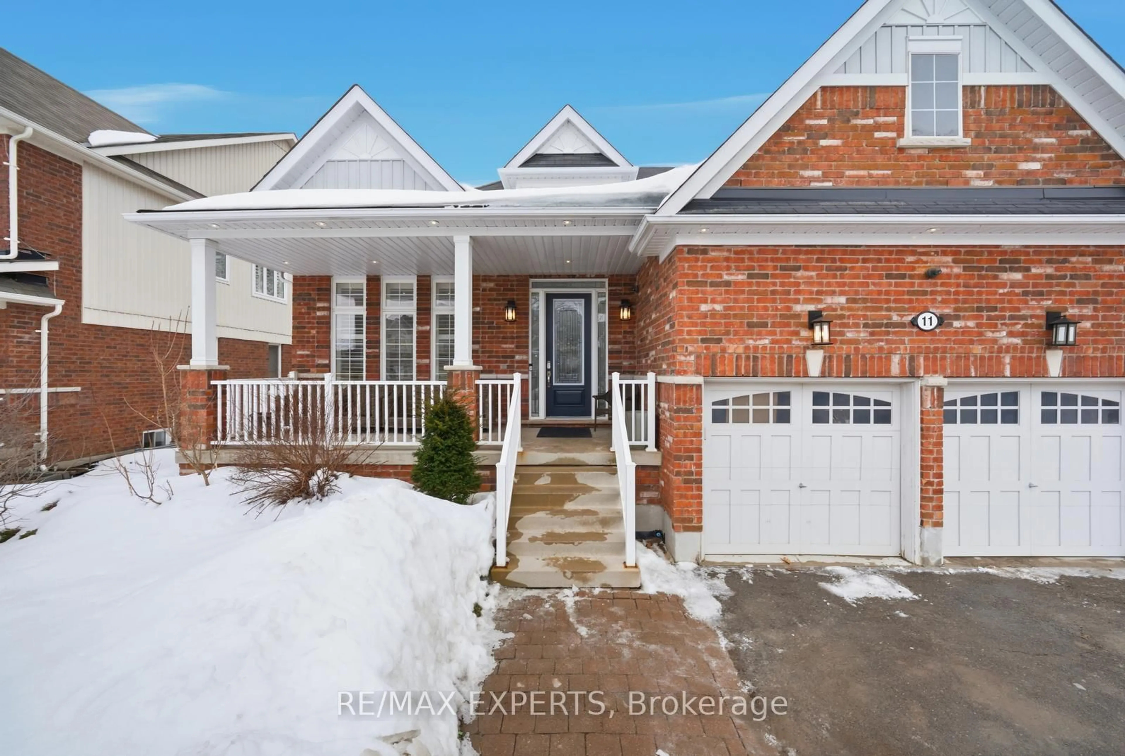Home with brick exterior material, street for 11 Collier Cres, Essa Ontario L3W 0M7