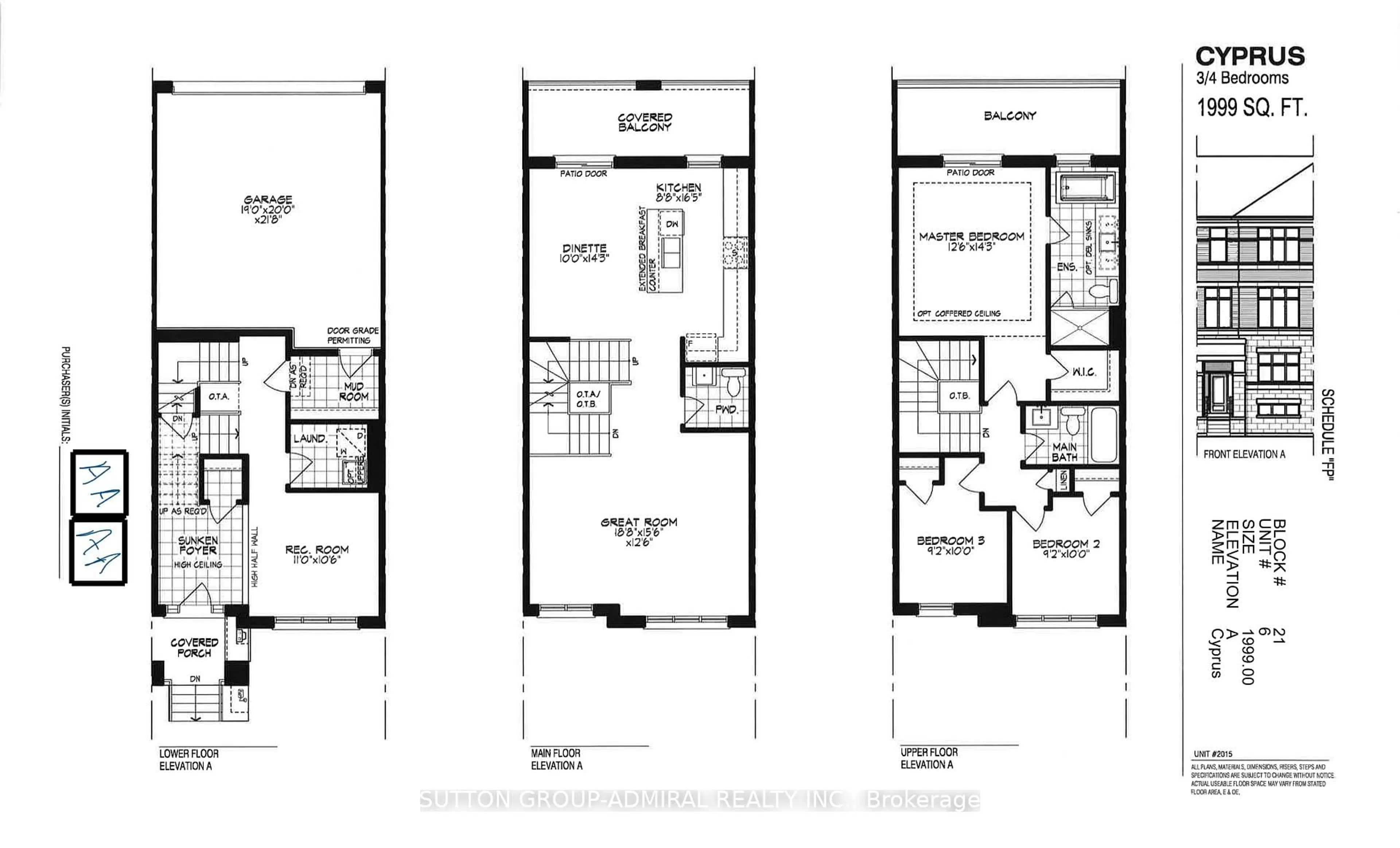 Floor plan for 70 Lunay Dr, Richmond Hill Ontario L4S 0P2