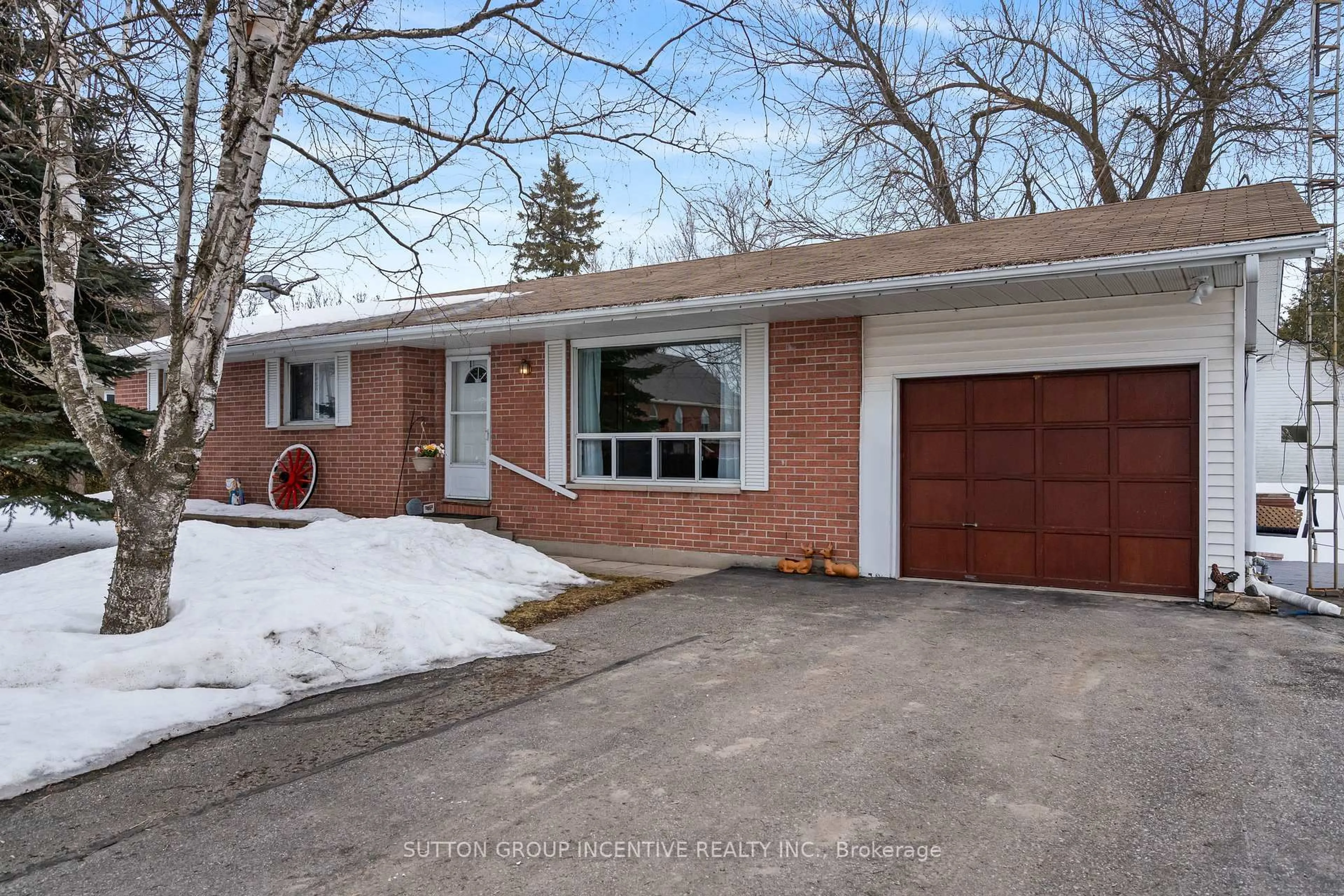 Home with brick exterior material, street for 7327 9th Line, Essa Ontario L0L 2N0