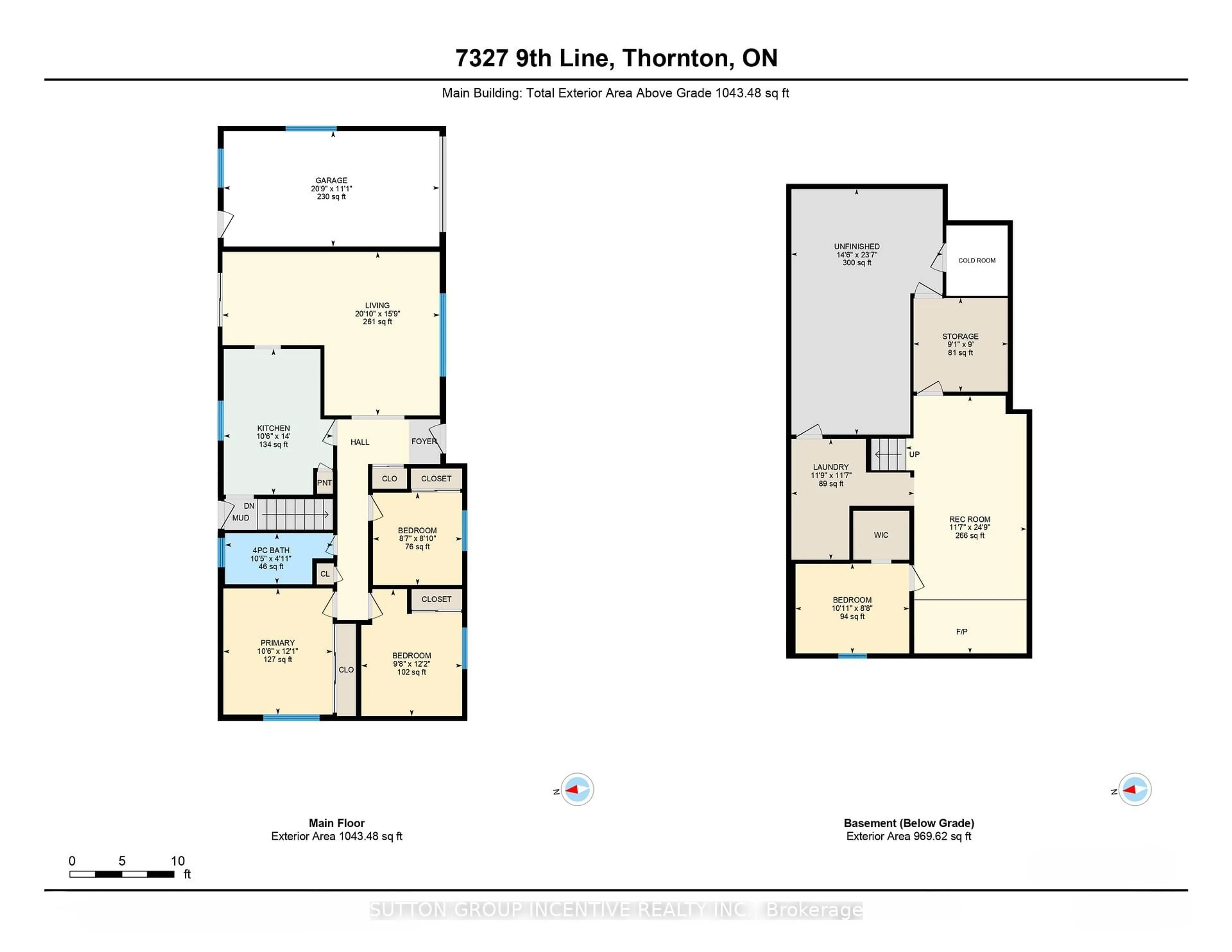 Floor plan for 7327 9th Line, Essa Ontario L0L 2N0