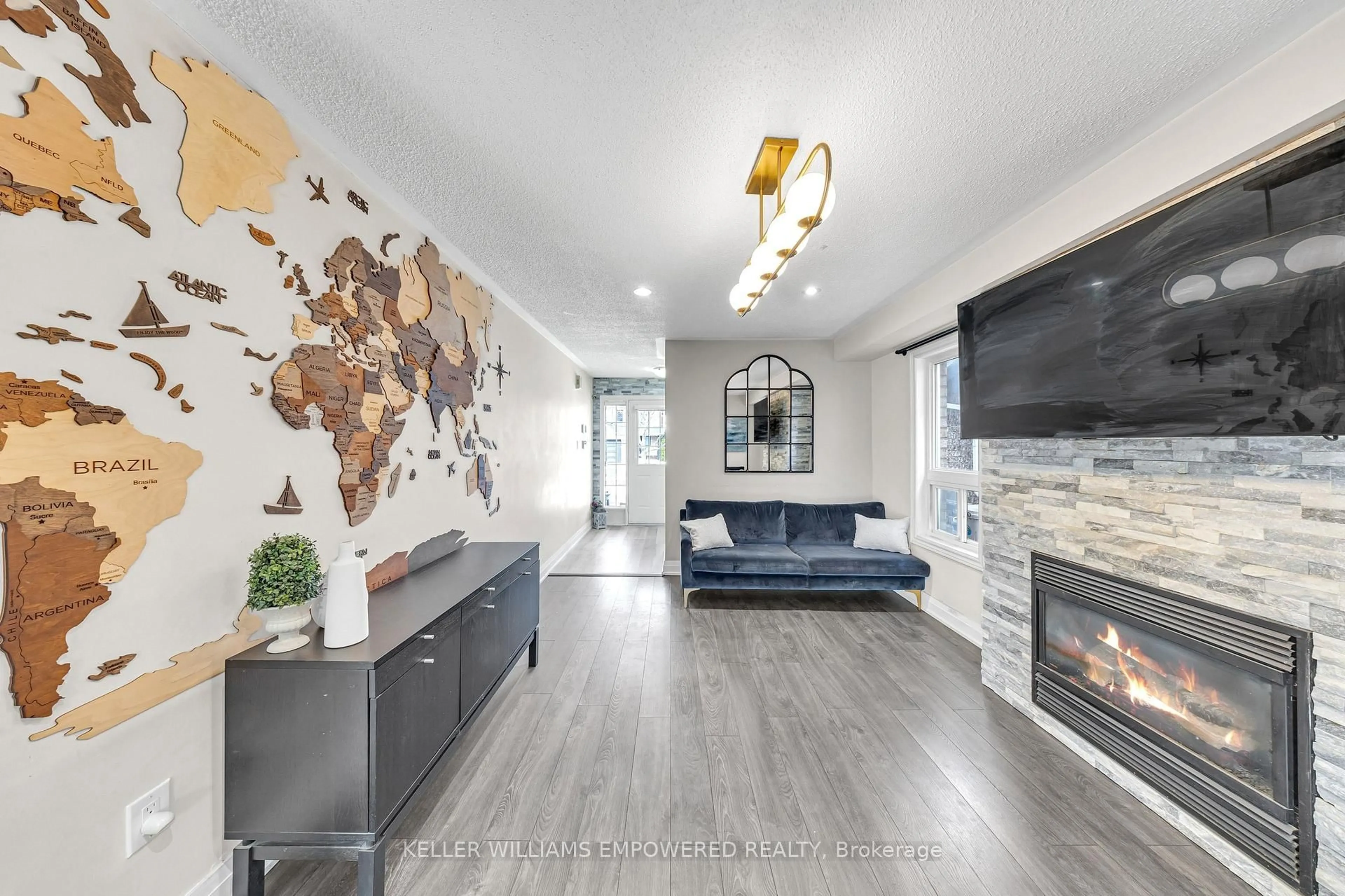 Living room with furniture, unknown for 93 Beaverbrook Cres, Vaughan Ontario L6A 3T5