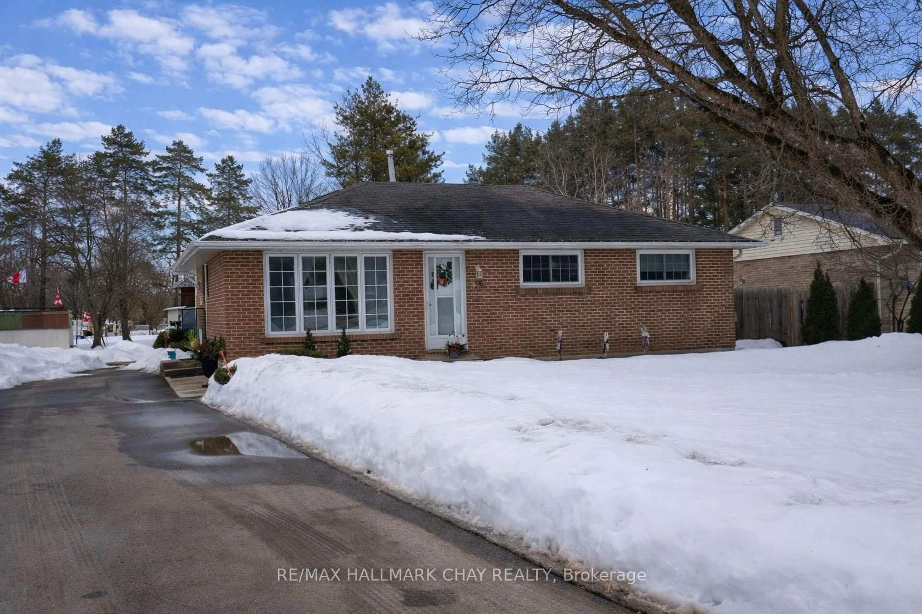 Home with brick exterior material, street for 25 Tarbush Ave, Essa Ontario L0M 1B3