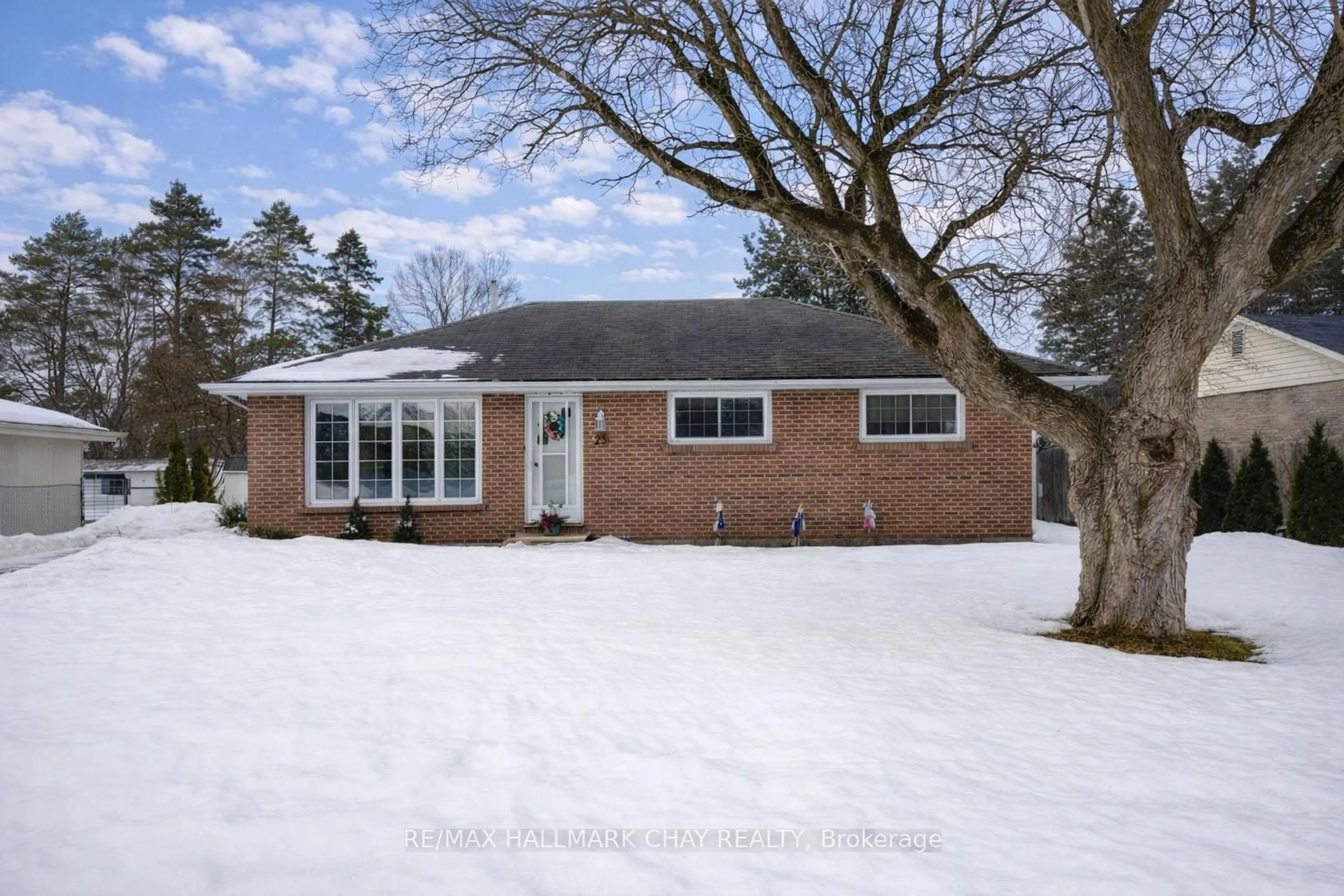 Home with brick exterior material, street for 25 Tarbush Ave, Essa Ontario L0M 1B3
