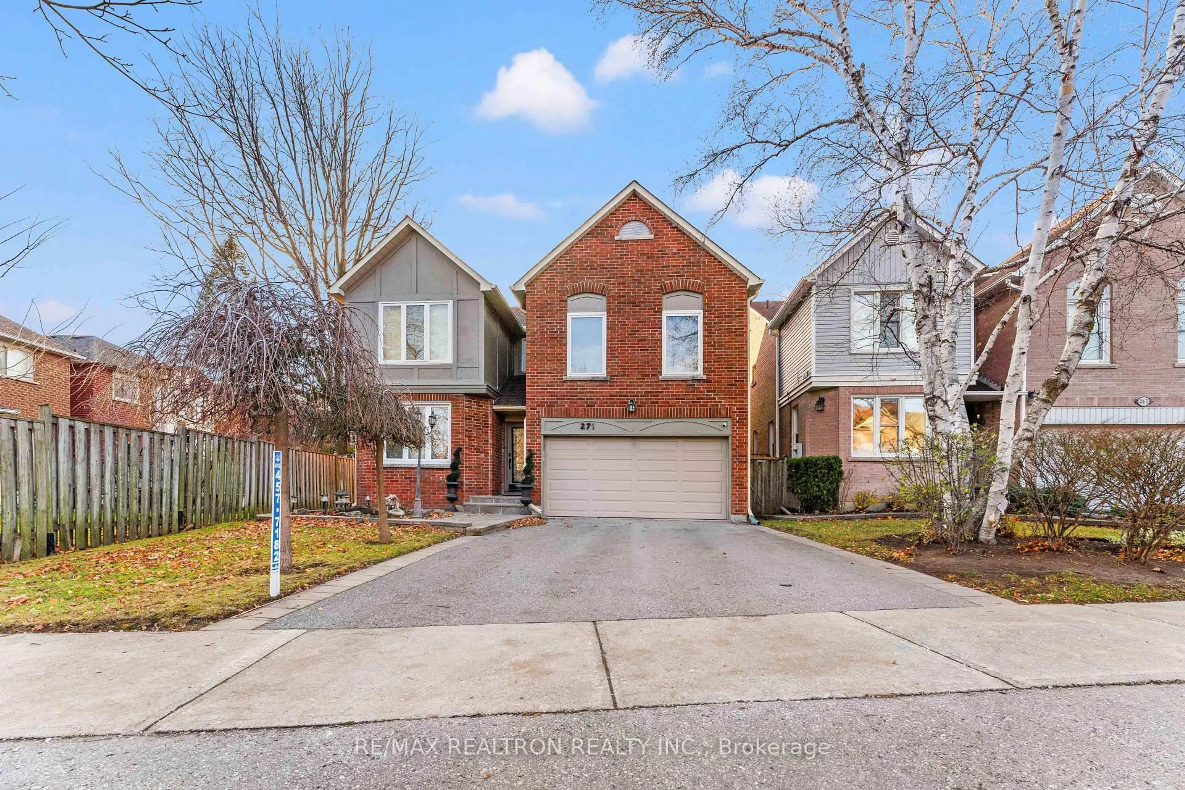 Home with brick exterior material, street for 271 Rose Green Dr, Vaughan Ontario L4J 4S8