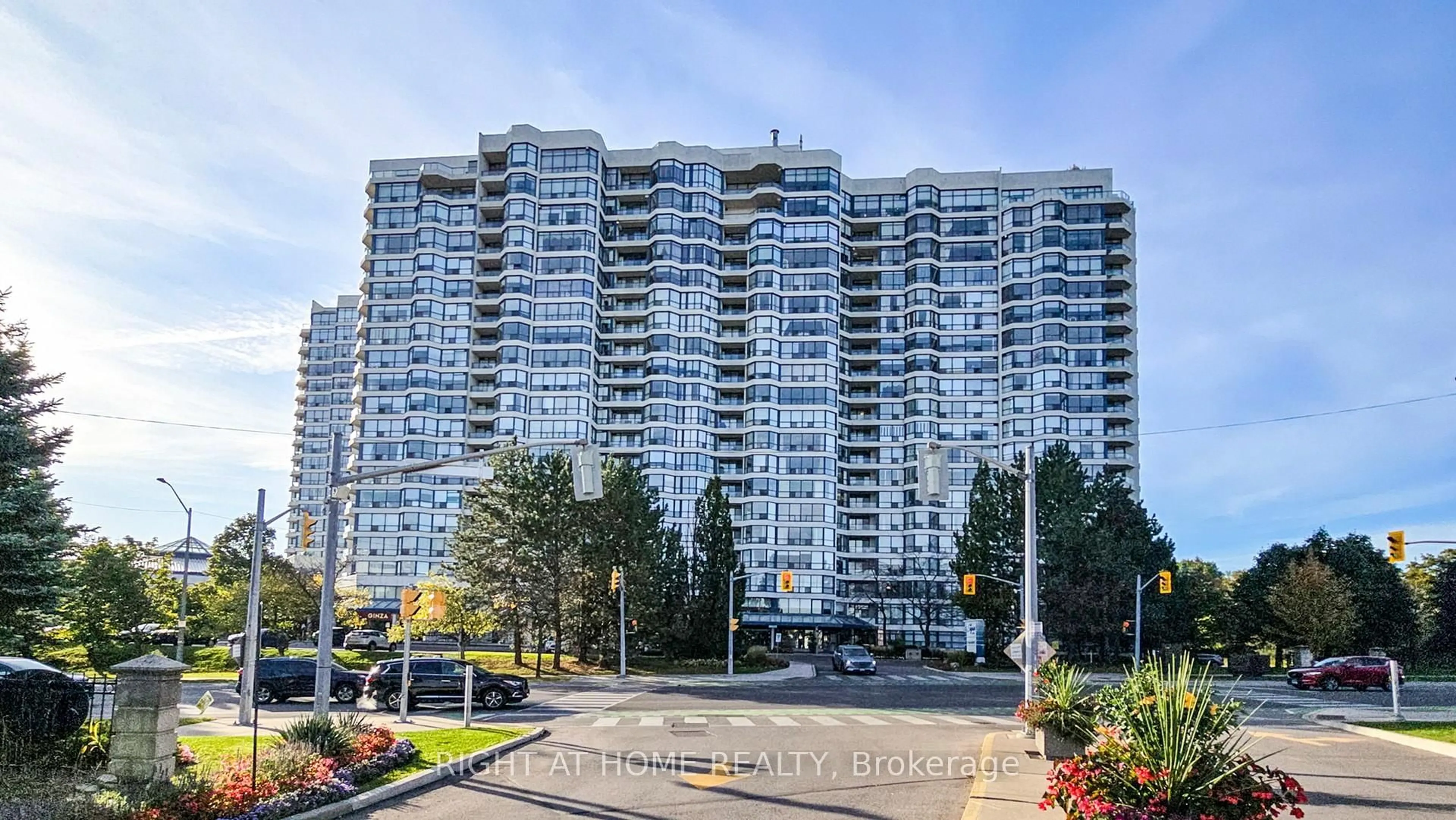 A pic from outside/outdoor area/front of a property/back of a property/a pic from drone, unknown for 1 Clark Ave #402, Vaughan Ontario L4J 7Y6