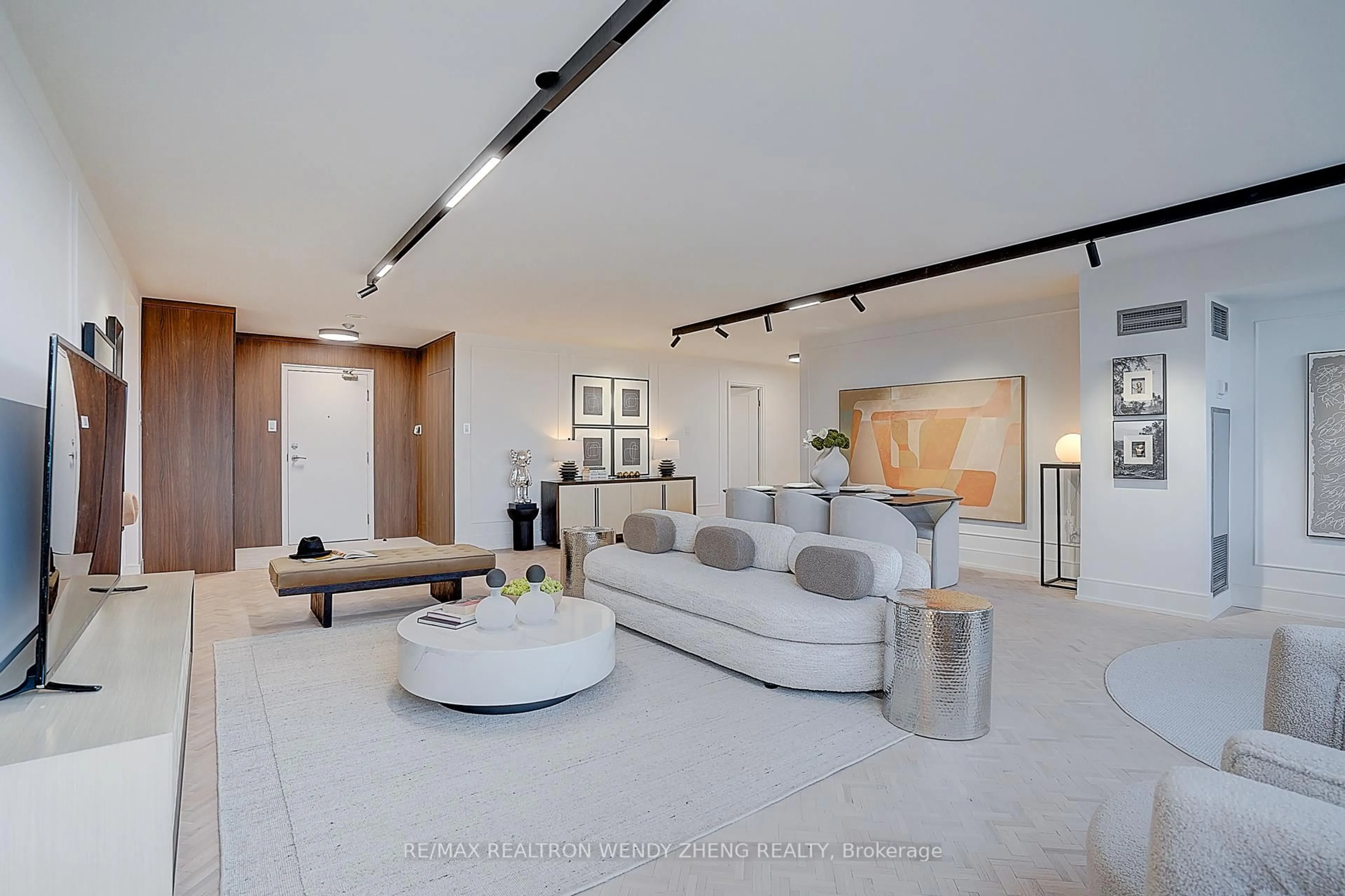 Living room with furniture, unknown for 1 Clark Ave #608, Vaughan Ontario L4J 7Y6