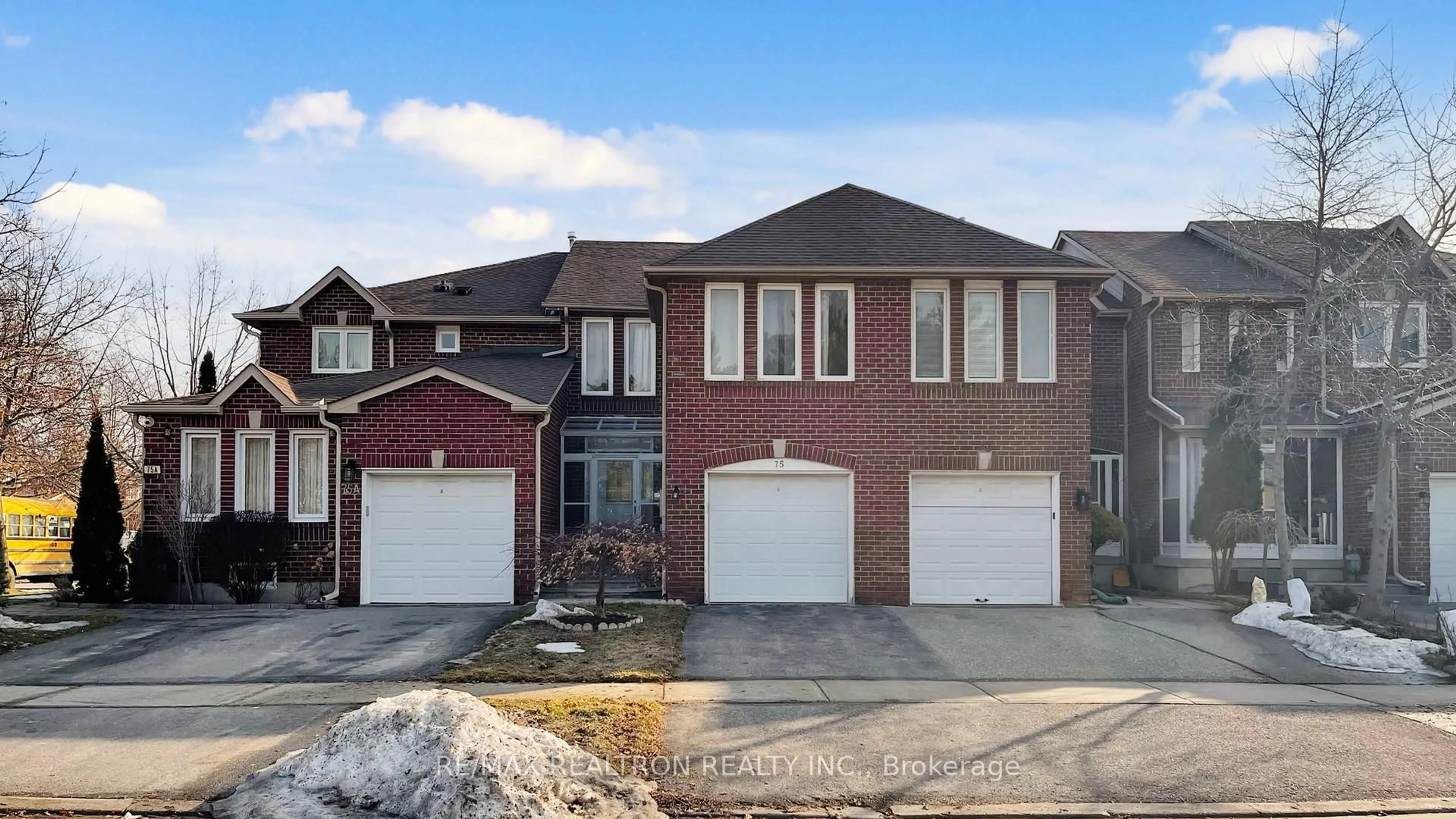 Home with brick exterior material, street for 75 Rose Branch Dr, Richmond Hill Ontario L4S 1J4