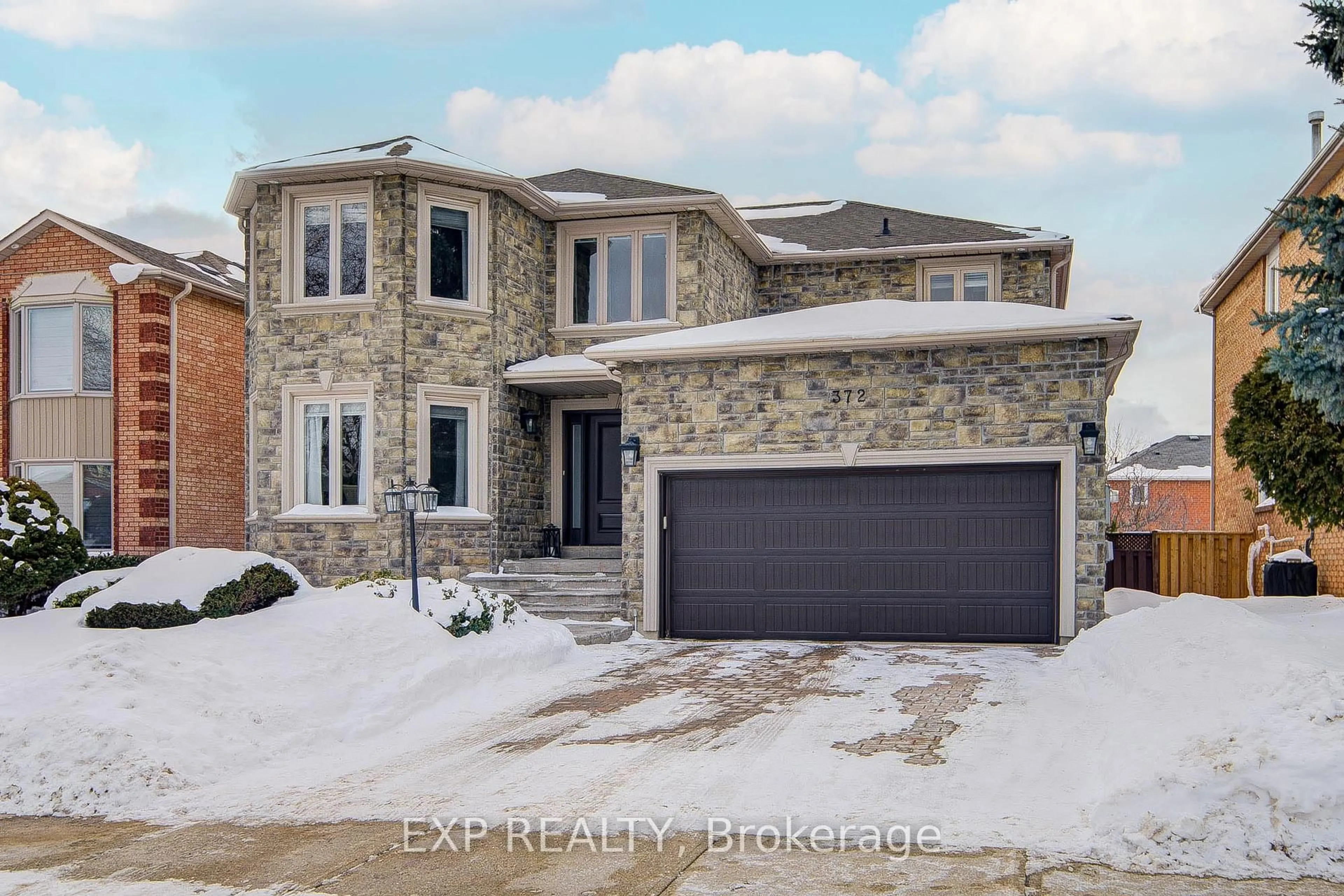 Home with brick exterior material, street for 372 Greenock Dr, Vaughan Ontario L6A 1M5
