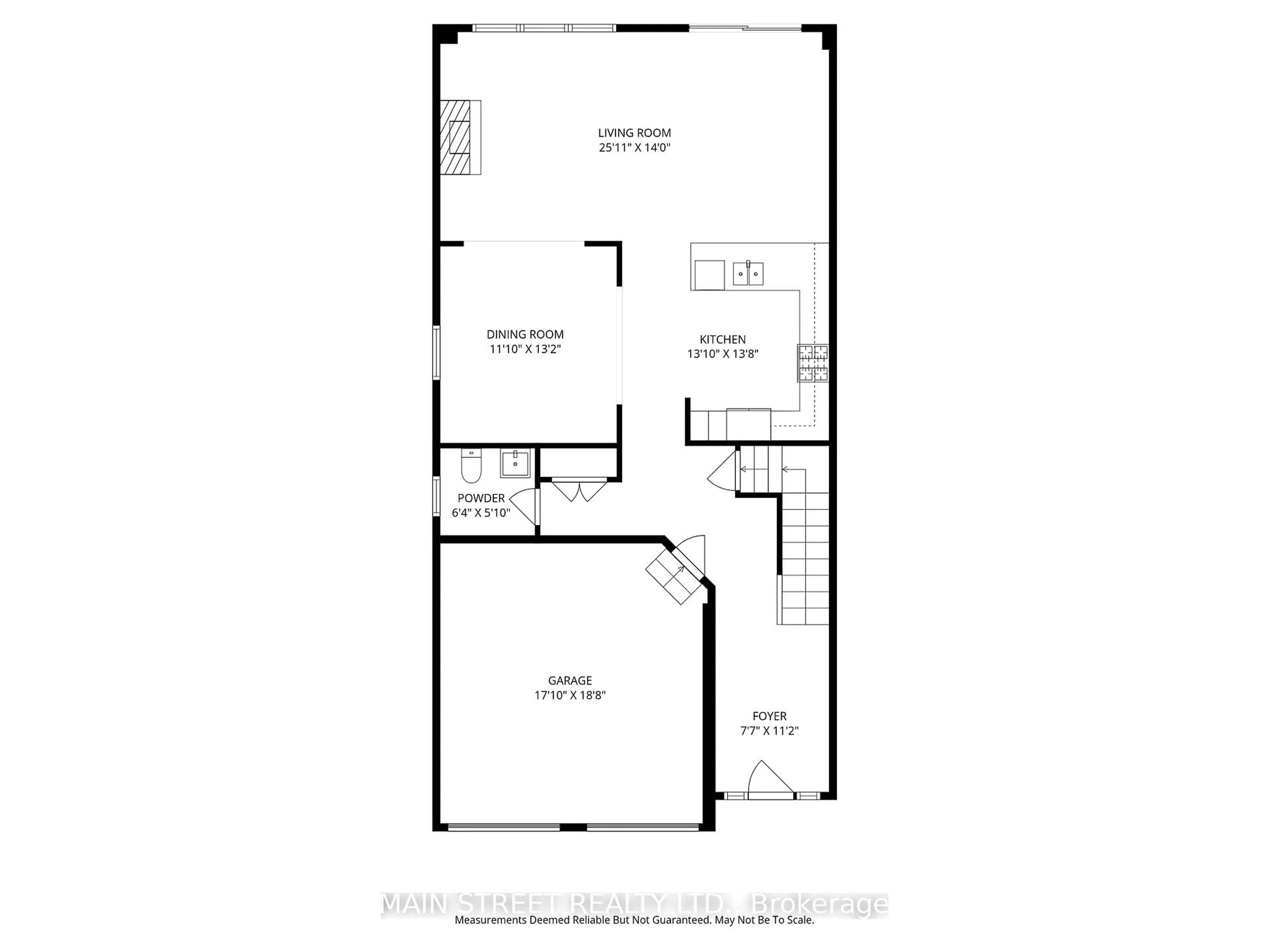 Floor plan for 42 Prosser Cres, Georgina Ontario L0E 1R0