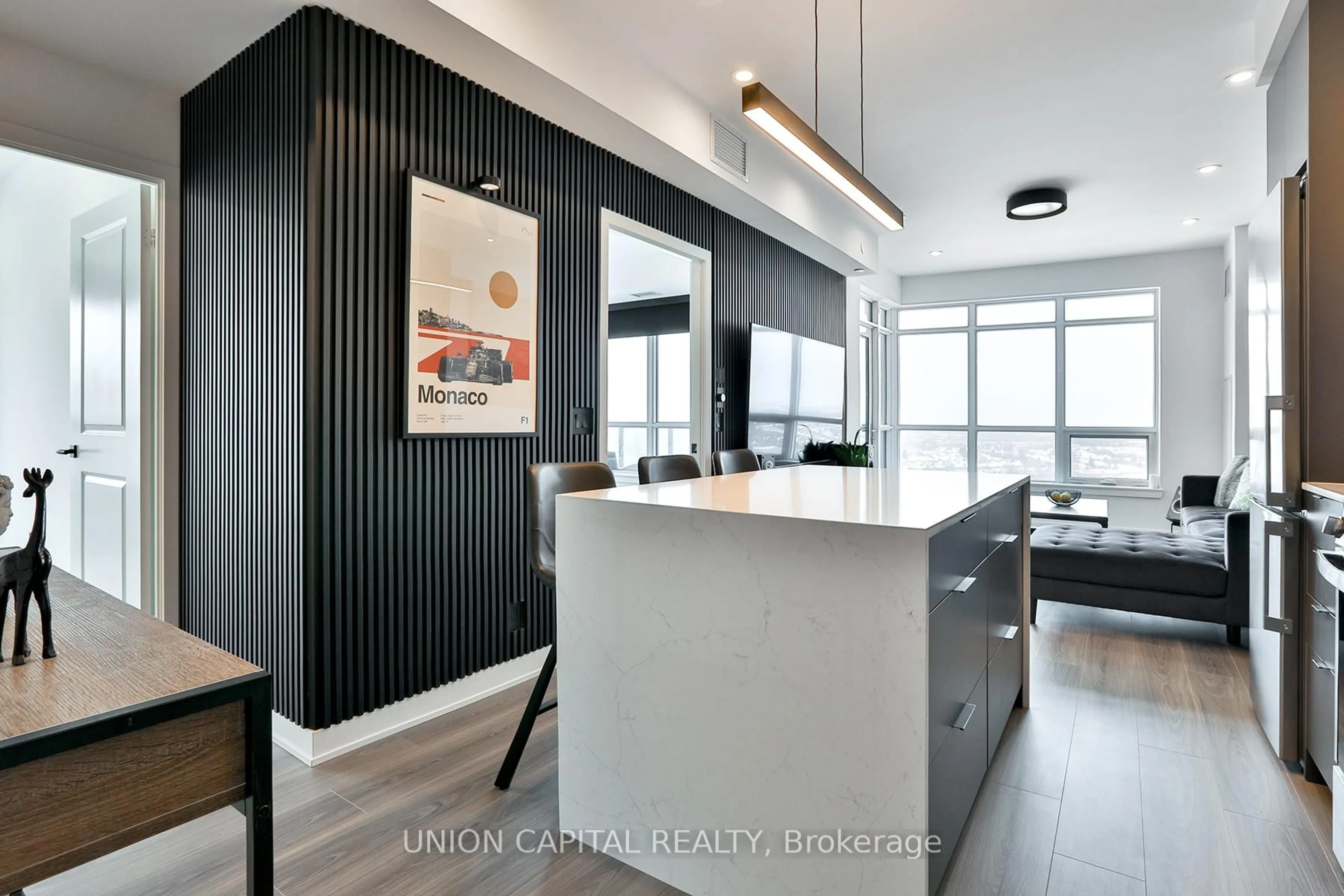Contemporary kitchen, unknown for 30 Upper Mall Way #1002, Vaughan Ontario L4J 0L7