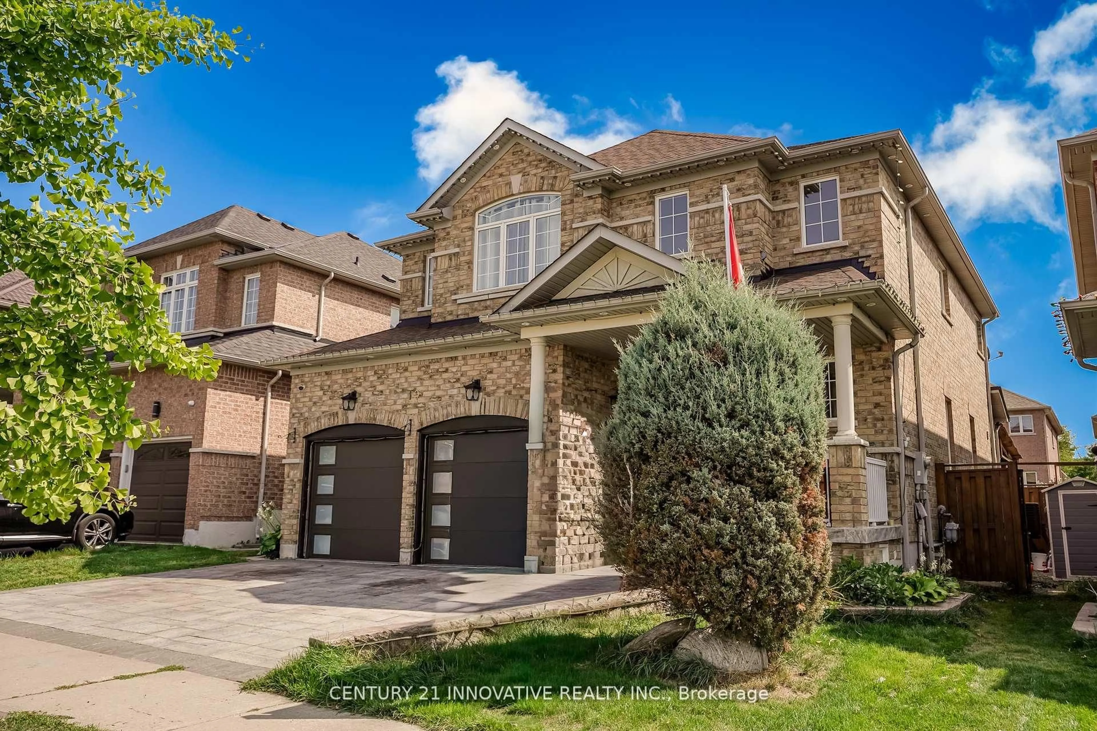 Home with brick exterior material, street for 19 Nutmeg St, Markham Ontario L6B 0B7