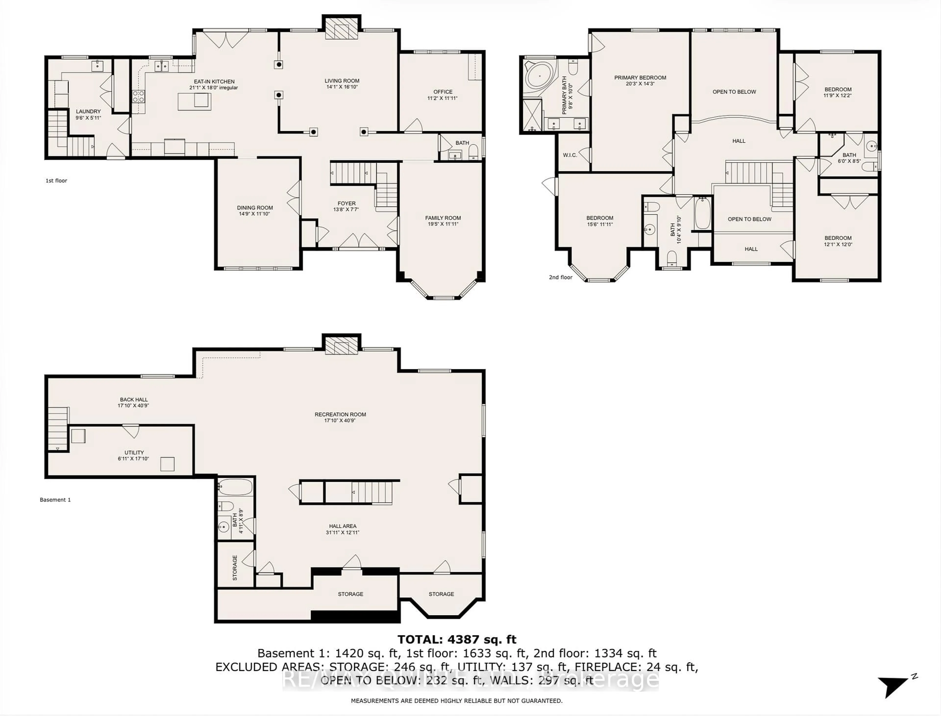 Floor plan for 2 Treeview Ave, Whitchurch-Stouffville Ontario L4A 1R1