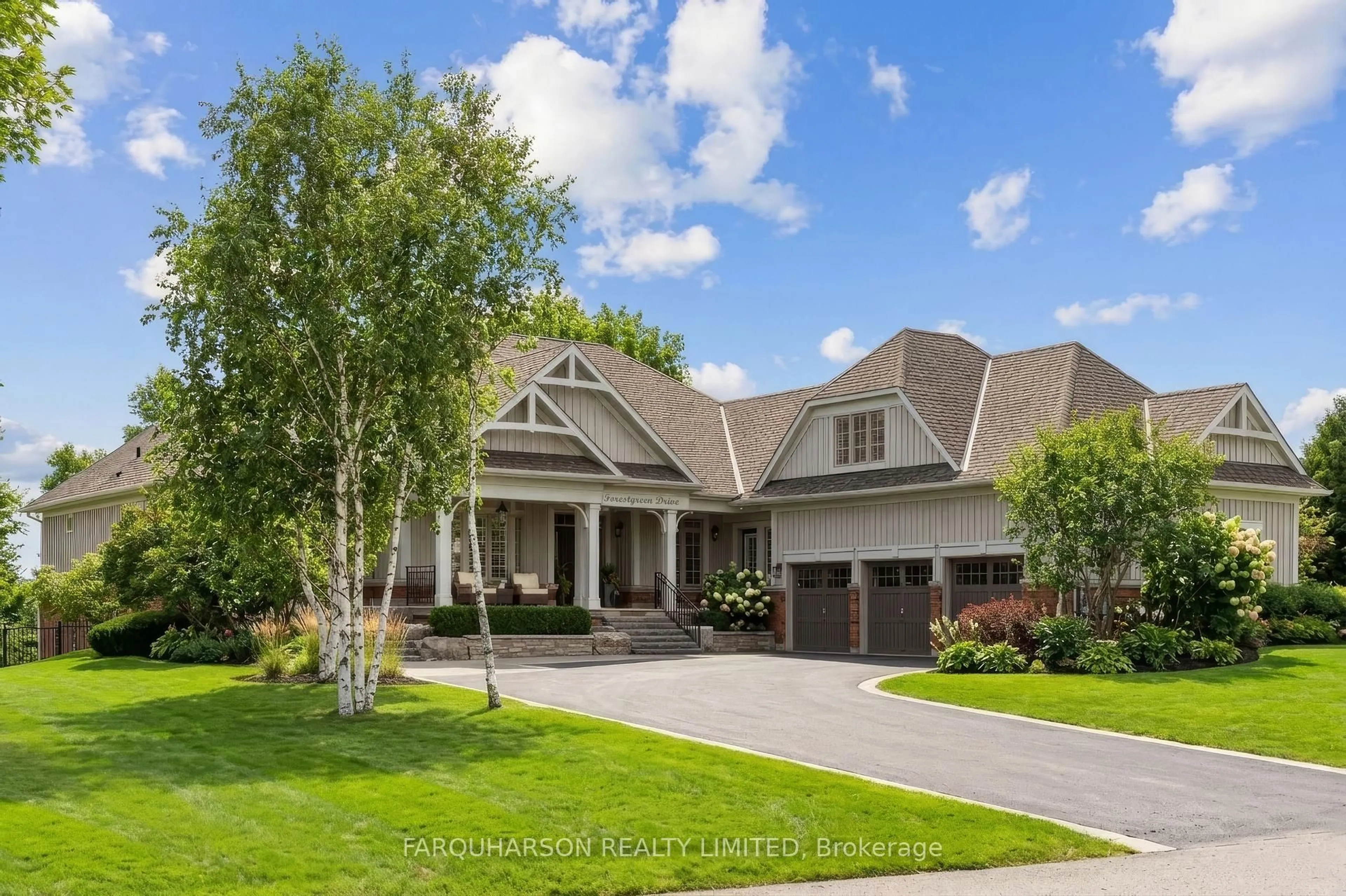 Home with brick exterior material, street for 15 Forestgreen Dr, Uxbridge Ontario L9P 0B8