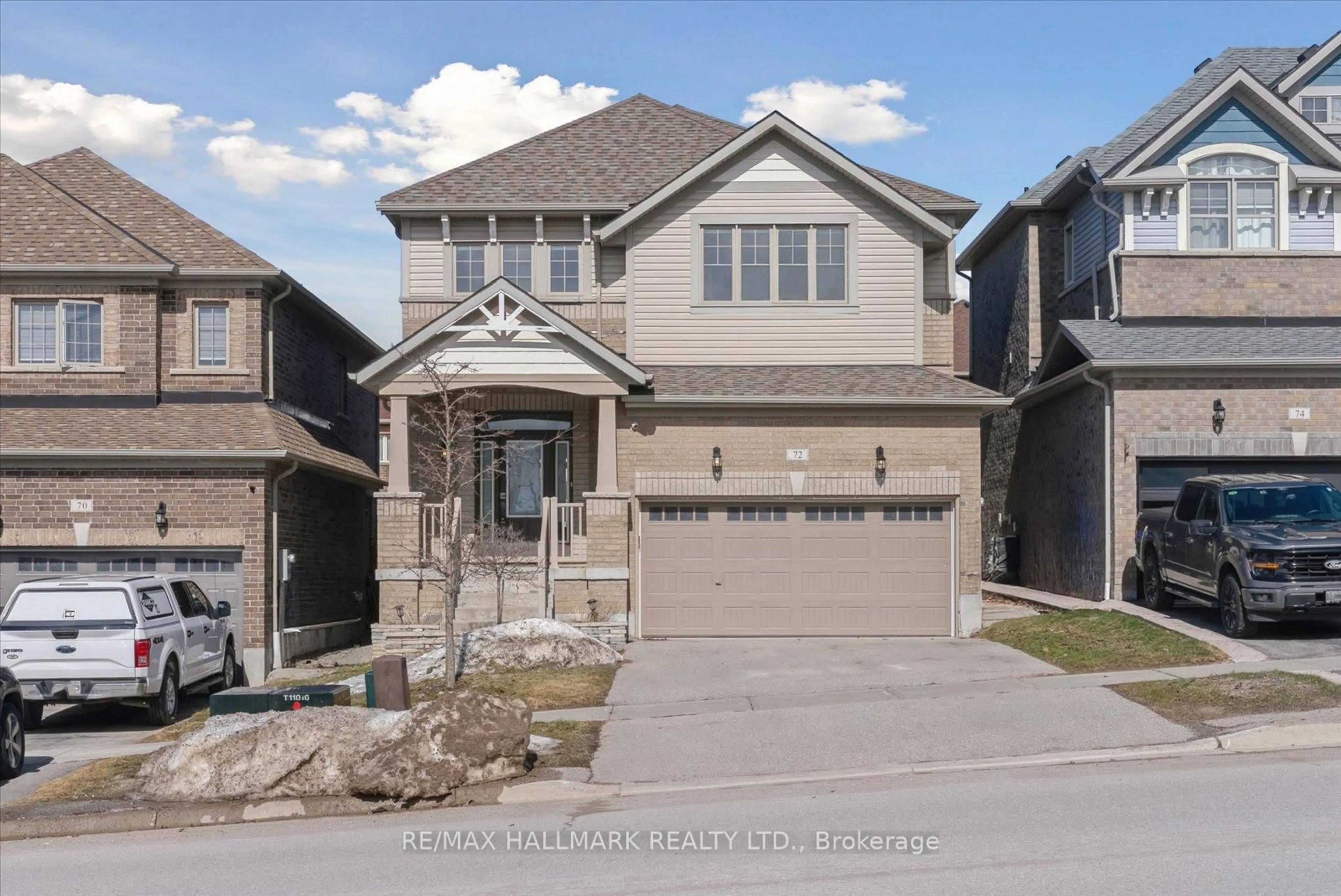 Home with brick exterior material, street for 72 TREETOPS Blvd, New Tecumseth Ontario L9R 0L9